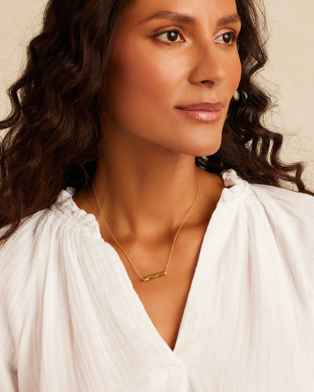 Bespoke Bar Adjustable Necklace (gold)、mySite、hinf8tx79