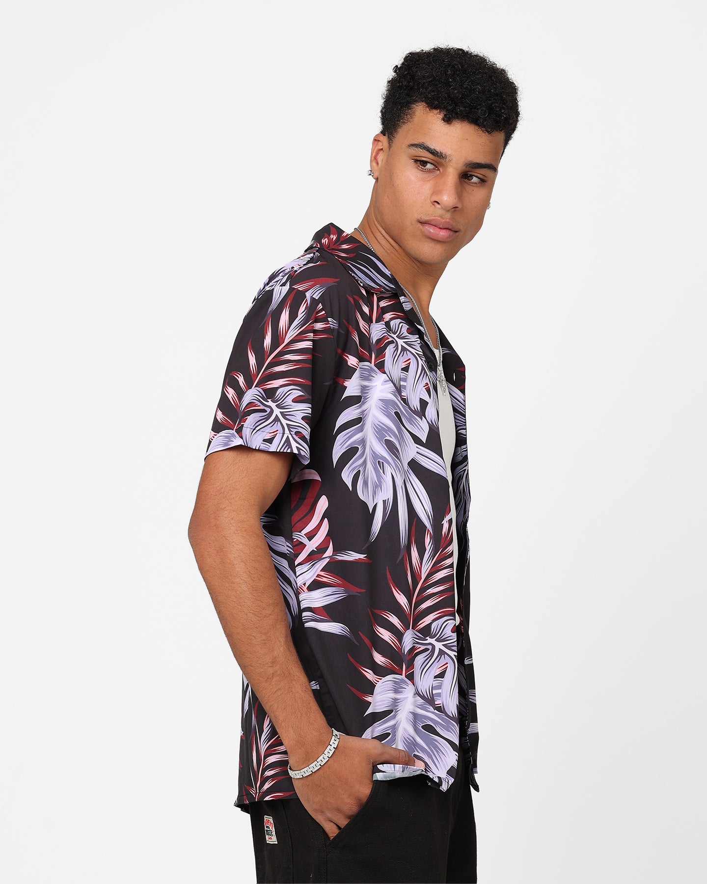 XXIII Horizon Button Up Shirt Purple/Black、mySite、zt4zffjzw