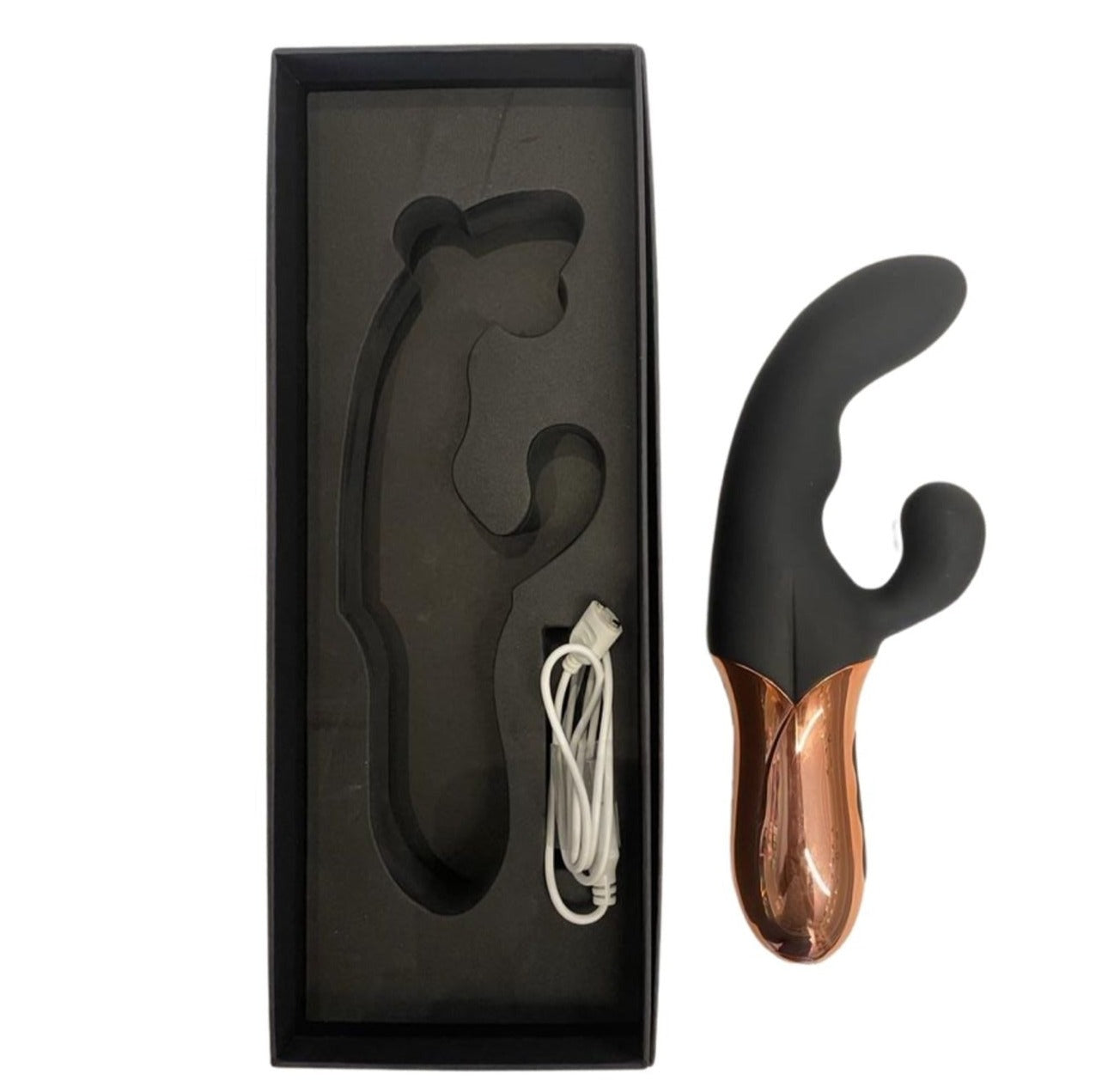 Come Closer Power Rabbit | Vibrator | Dual Motors | Rose Gold | USB | Whisper Mode、mySite、bottomscart