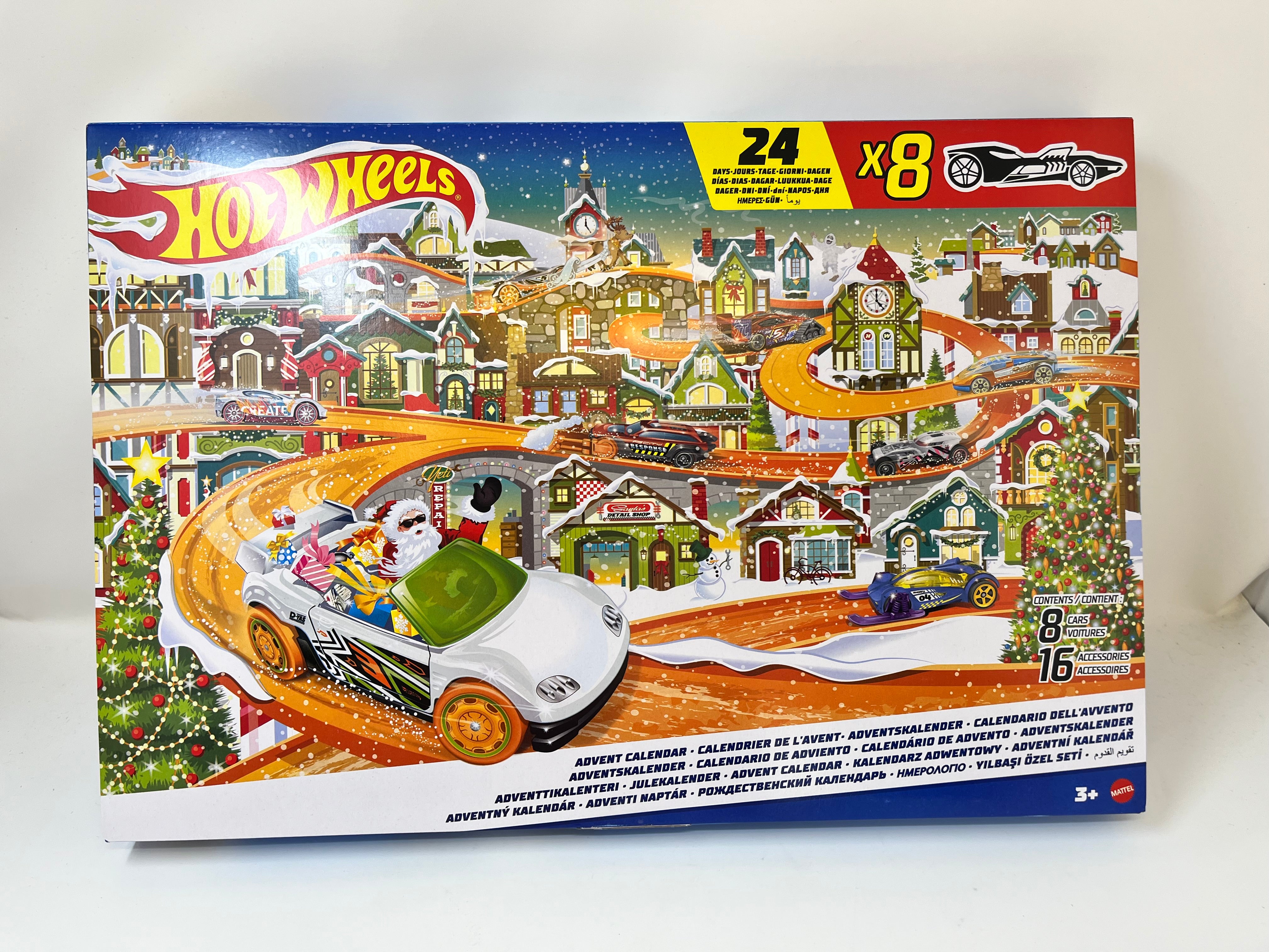 New!! Advent Calender * 2023 Hot Wheels comes with 8 Cars and 24 Goodies、mySite、hgirdovlk