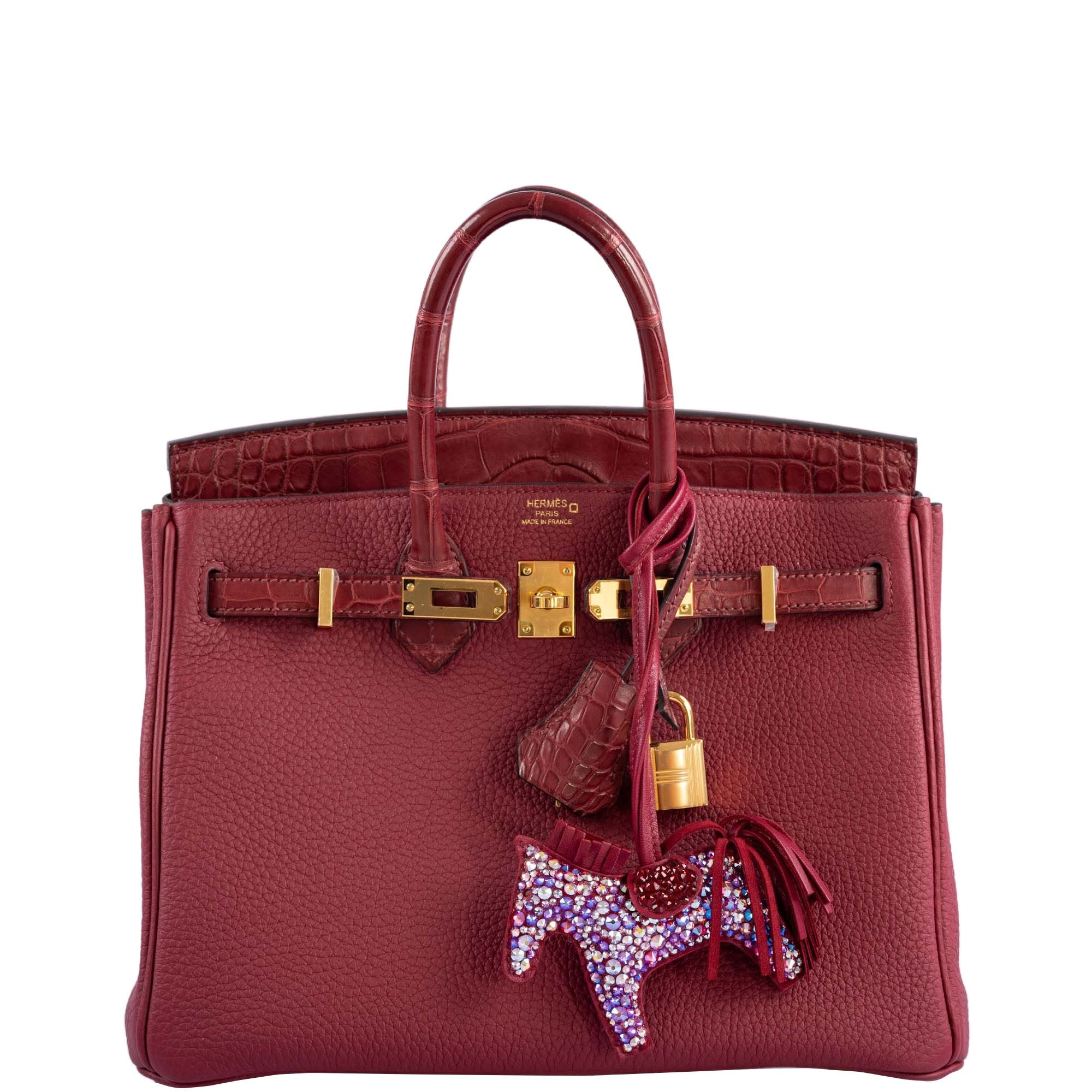 Hermès Rodeo Rubis Bag Charm Custom Swarovski PM、mySite、garminoutage.com