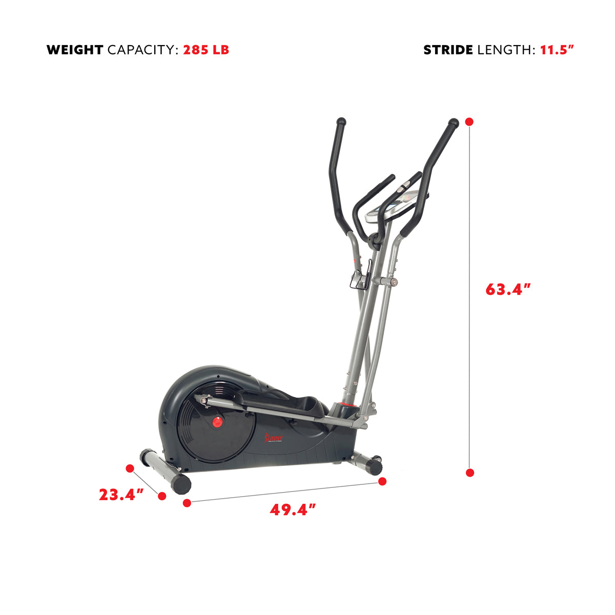  Magnetic Elliptical Machine Pre-Programmed Trainer、mySite、ghnorth