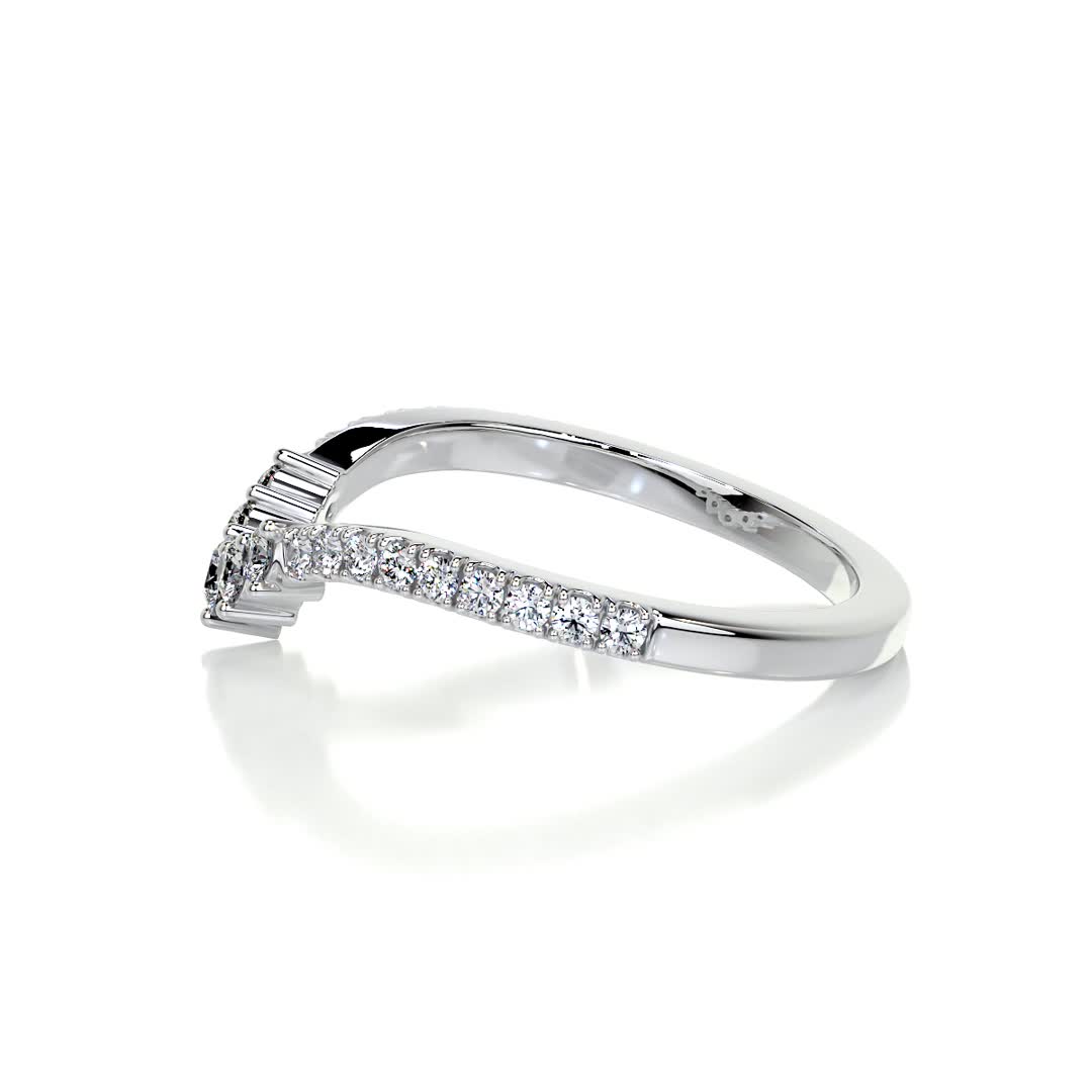 Mia Lab Grown Diamond Wedding Ring (0.35 Carat) -Platinum、mySite、hinf8tx79