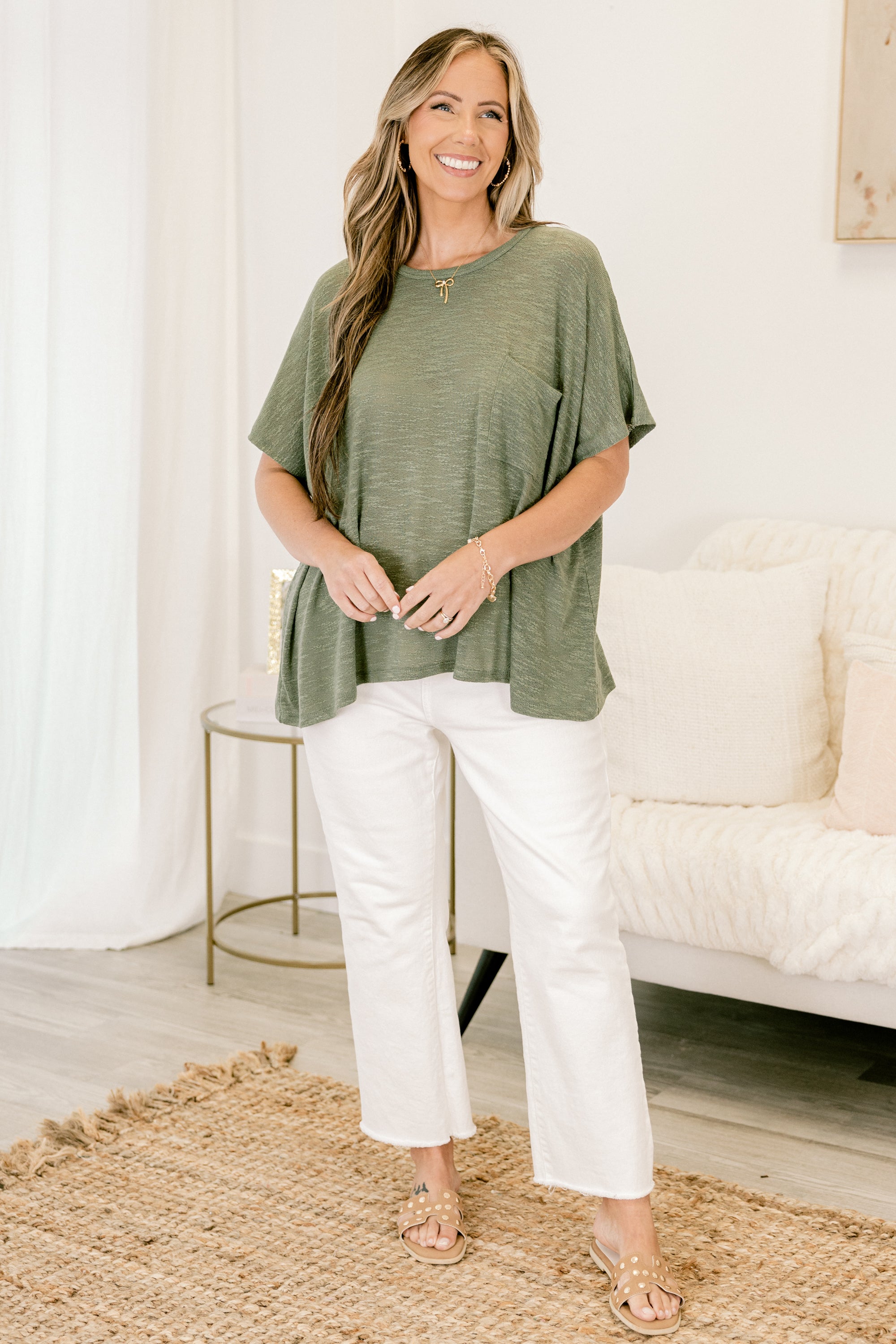  What Is The Call Top, Light Olive、mySite、justintrudeaud