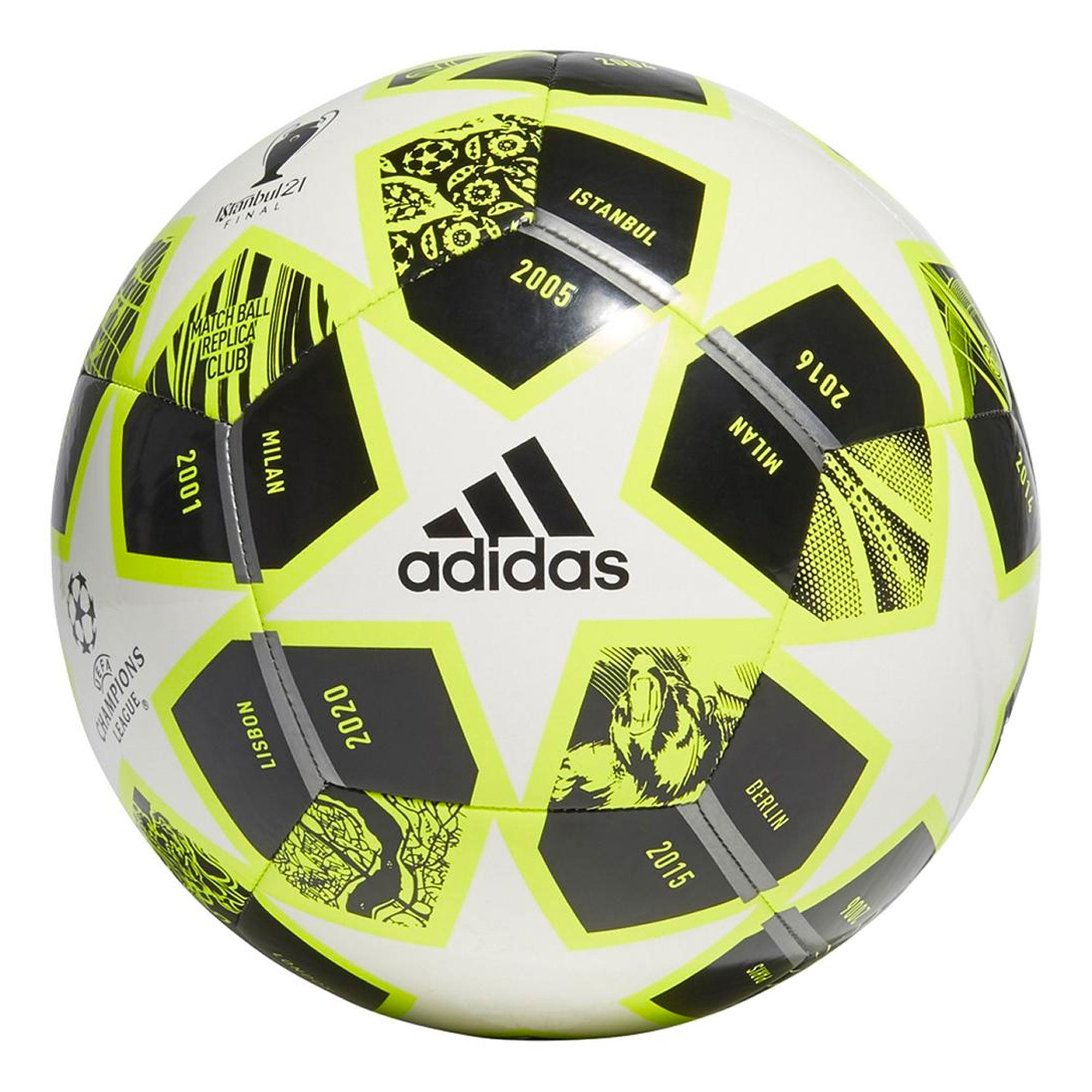 adidas Finale 21 20th Anniversary UCL Club Ball Yellow/White、mySite、bottomscart
