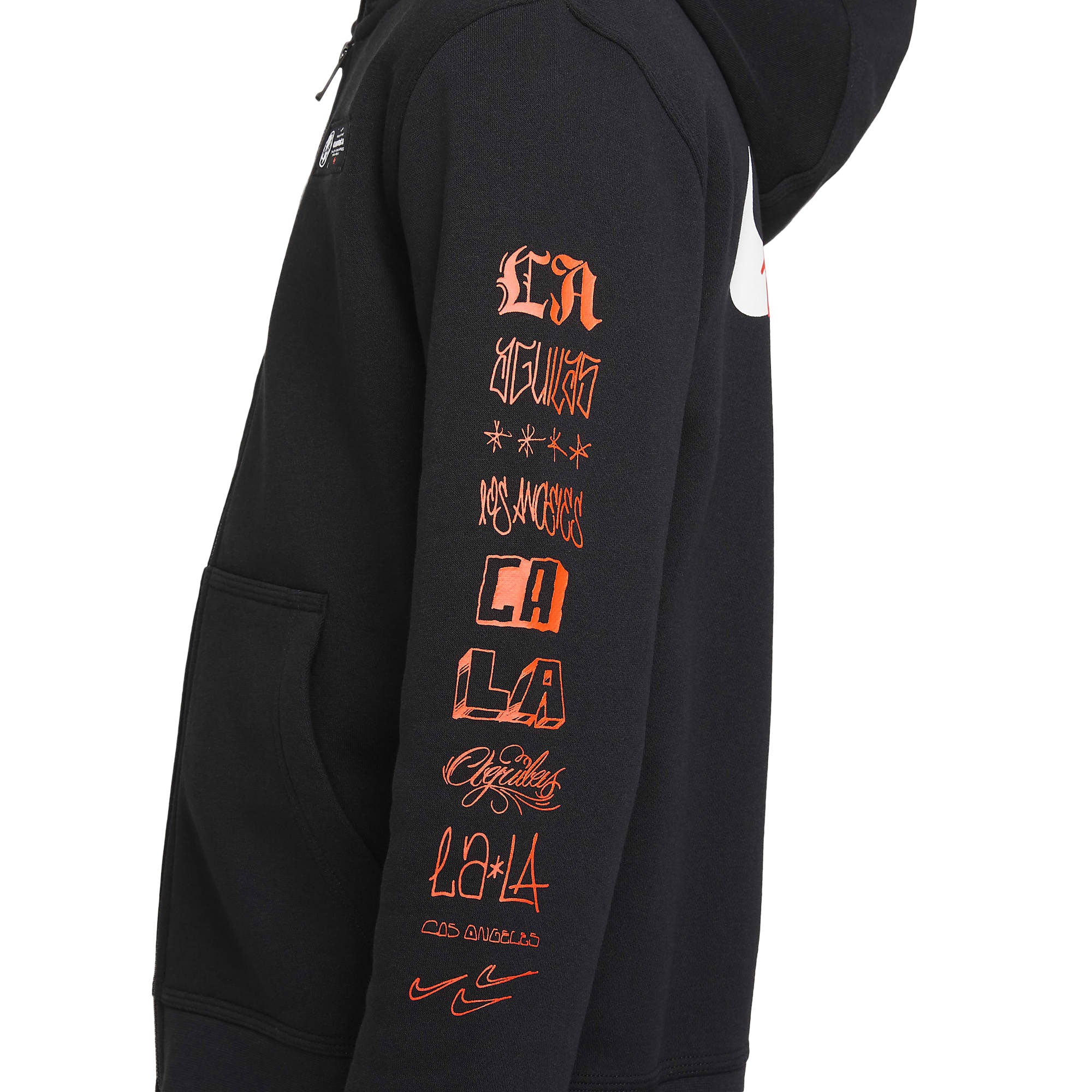 Nike Kids Club America 2021/22 Full Zip Hoodie Black/White、mySite、noshort