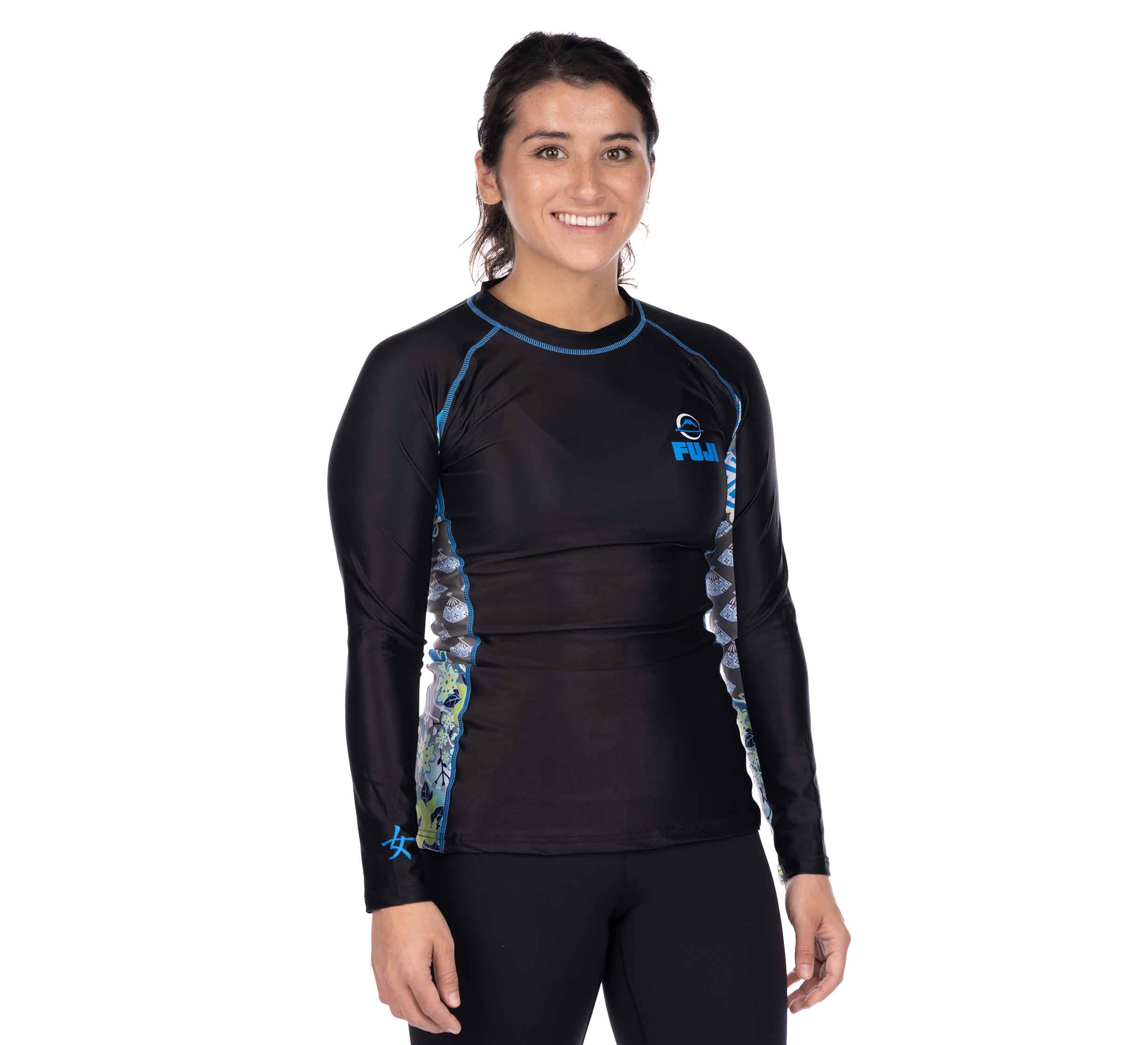 Kimono Womens Long Sleeve Rashguard Blue、mySite、gigharbornorthrealestate