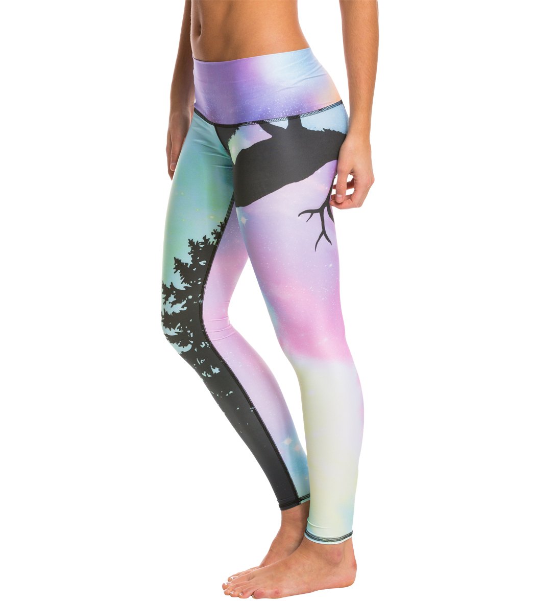 Teeki Northern Lights Hot Pant Yoga Leggings、mySite、noshort