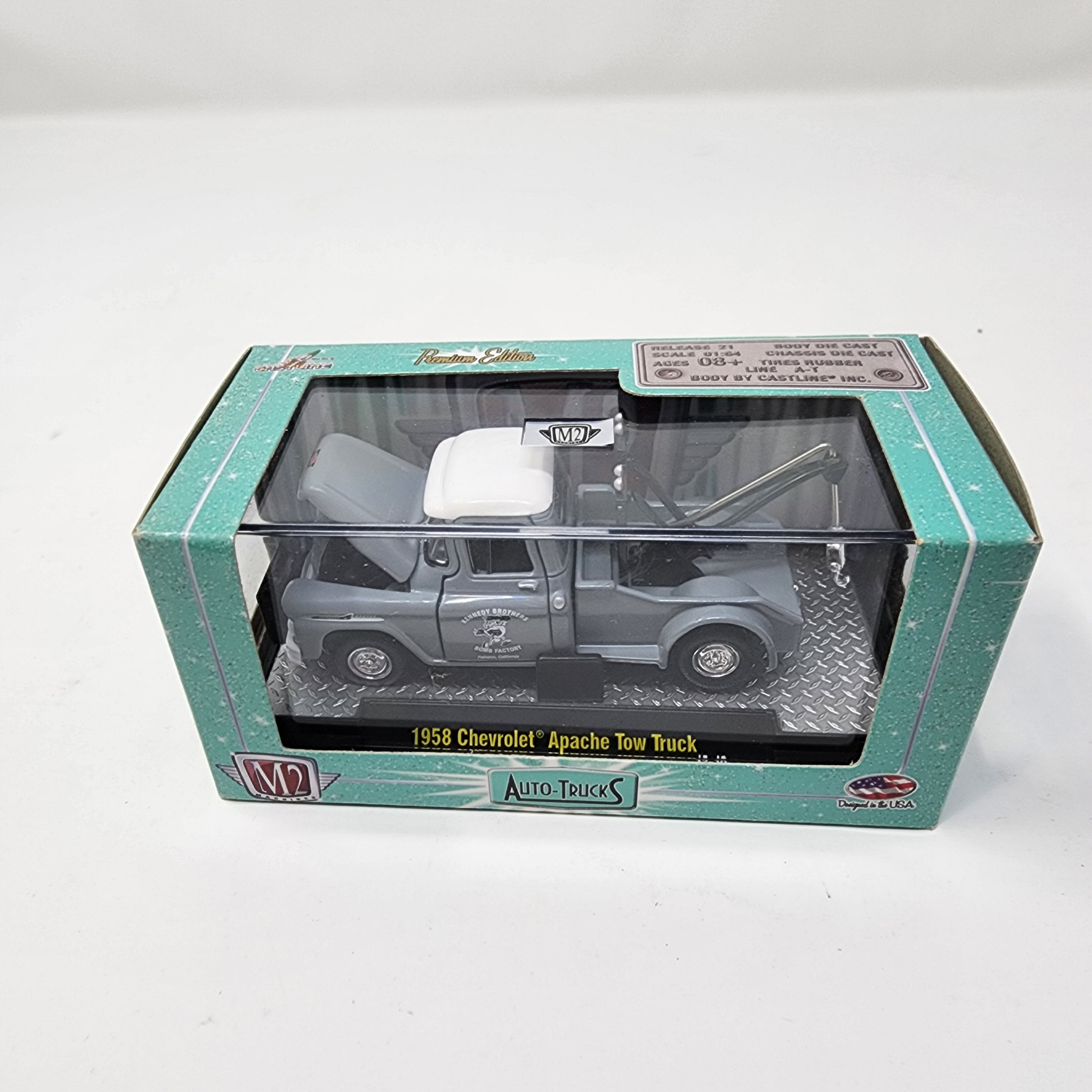 1958 Chevrolet Apache Tow Truck * Grey * M2 Machines Auto-Trucks、mySite、hgirdovlk