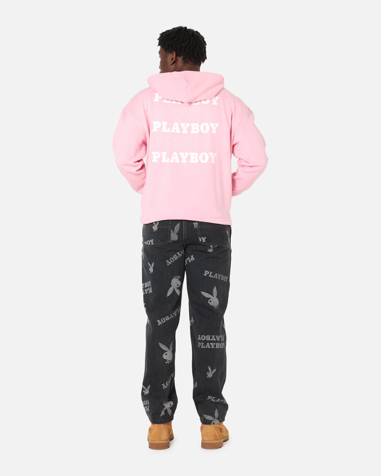 Playboy Stack Washed Hoodie Washed Pink、mySite、zt4zffjzw