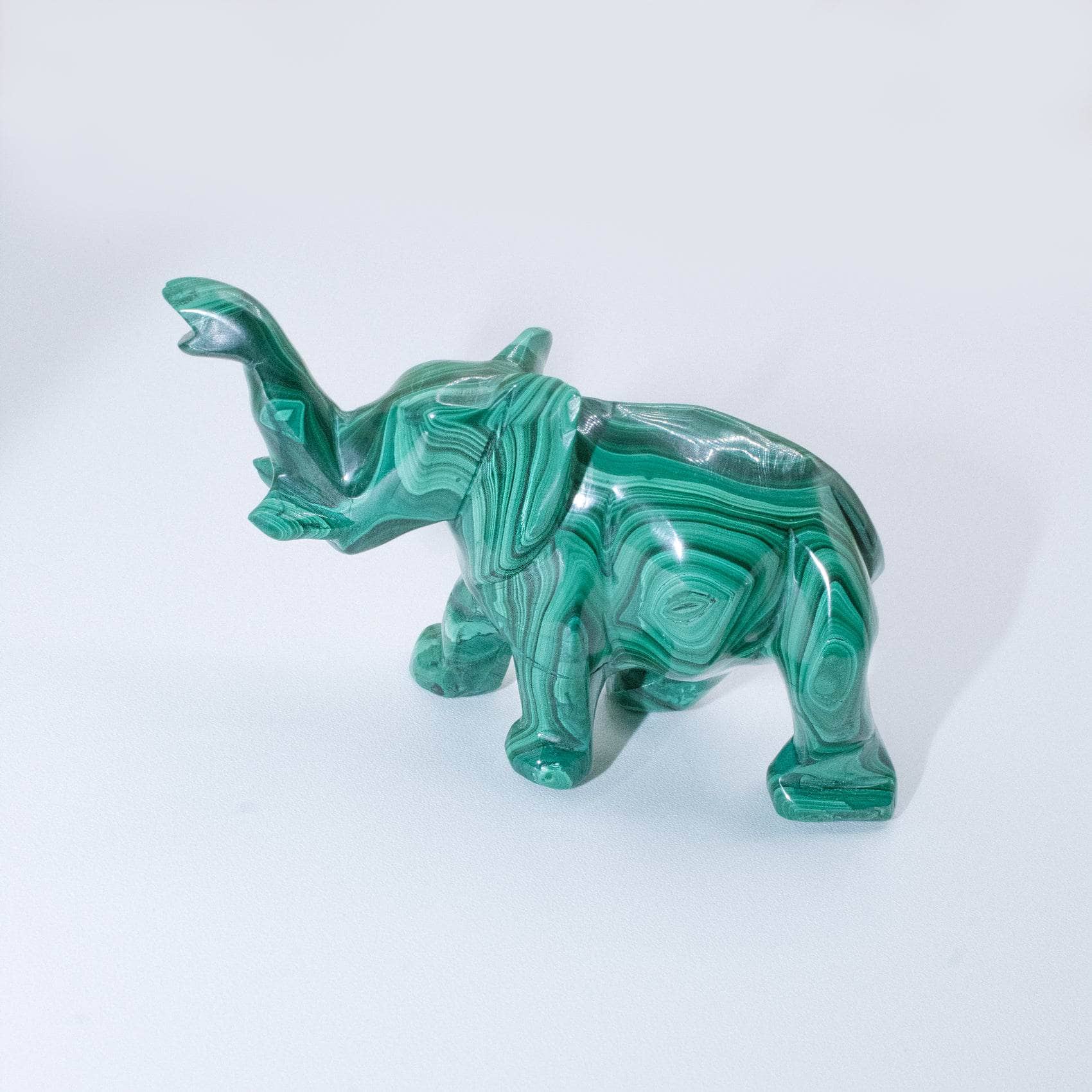 Genuine Malachite Elephants - Hand Carved - 1 of a Kind、mySite、hinf8tx79