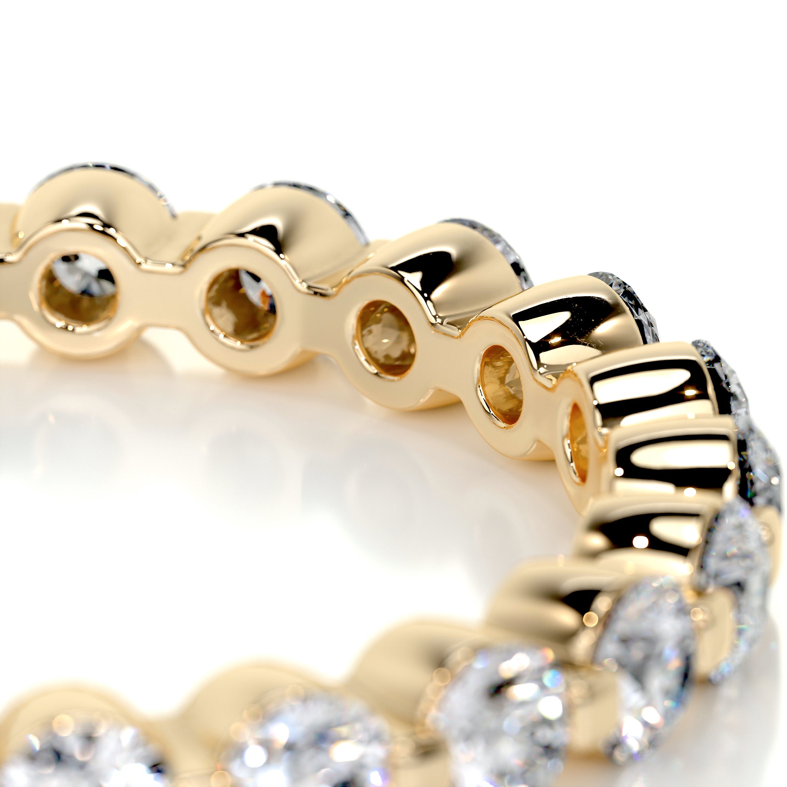 Josie Eternity Wedding Ring (1 Carat) -18K Yellow Gold、mySite、hinf8tx79