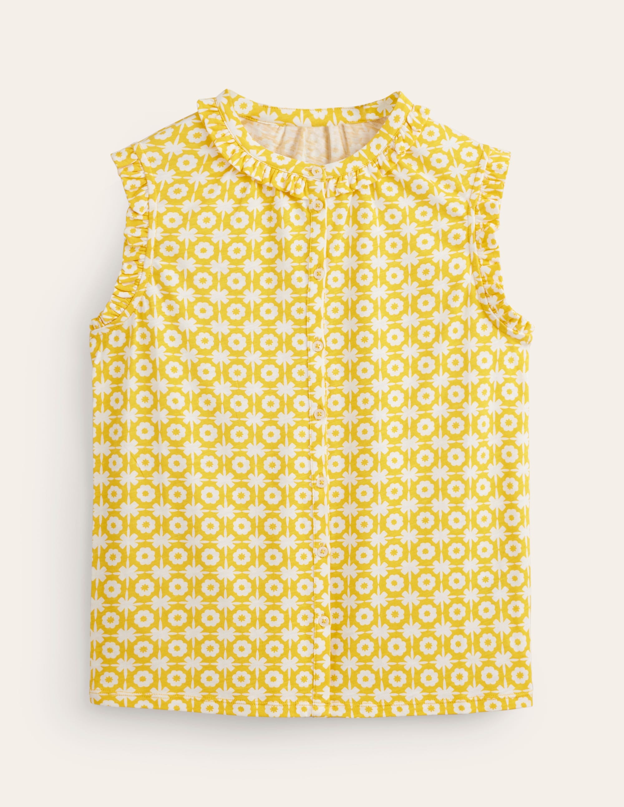  Olive Sleeveless Shirt-Passion Fruit, Blossom Tile、mySite、ashleygrahame