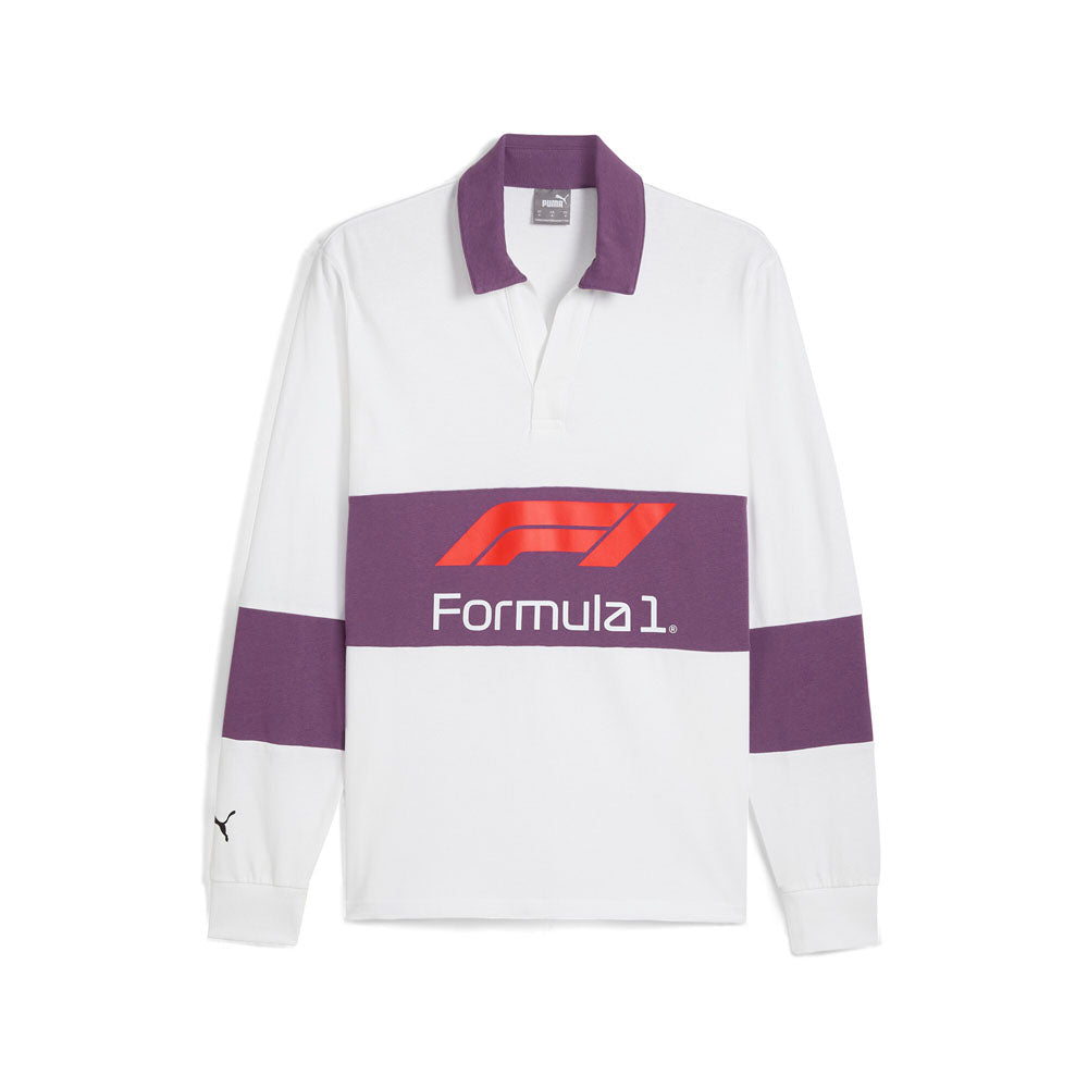 F1 Rugby Long Sleeve Polo Shirt、mySite、gtrtttuynbv