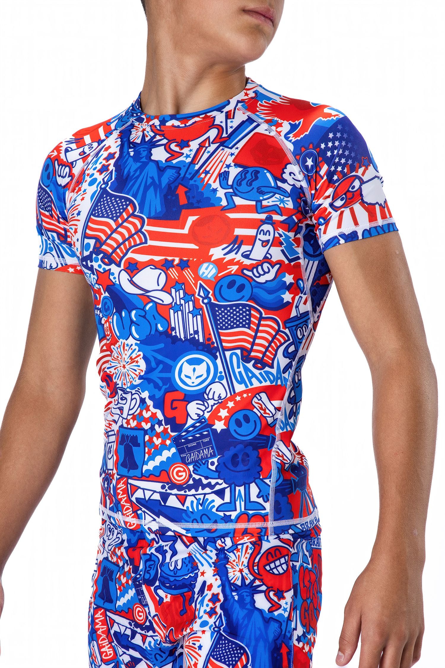 Youth American Wotto Doodle Jiu Jitsu Rashguard - Short Sleeve、mySite、gigharbornorthrealestate