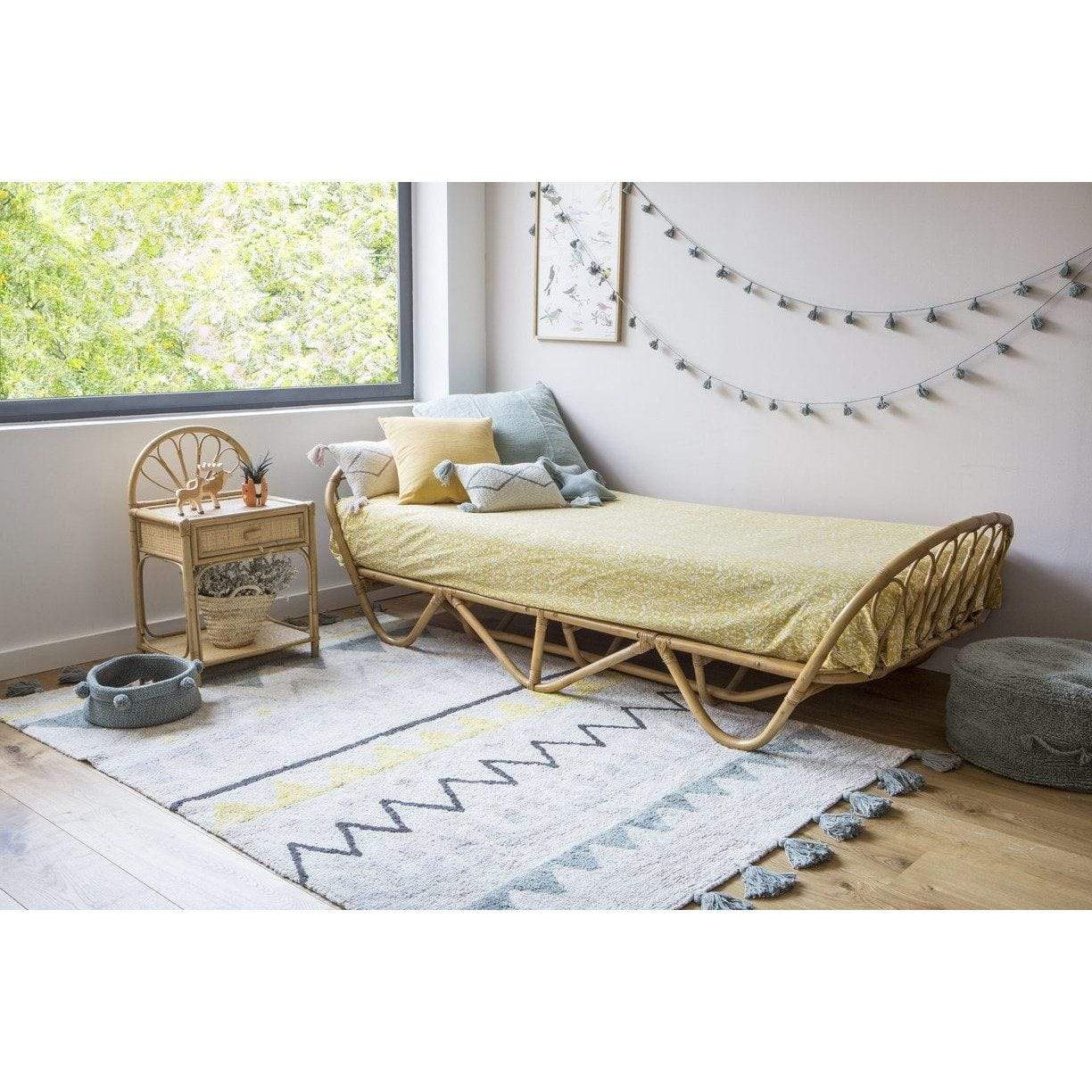 Chill Vintage Blue Pouffe、mySite、gigharbornorthrealestate