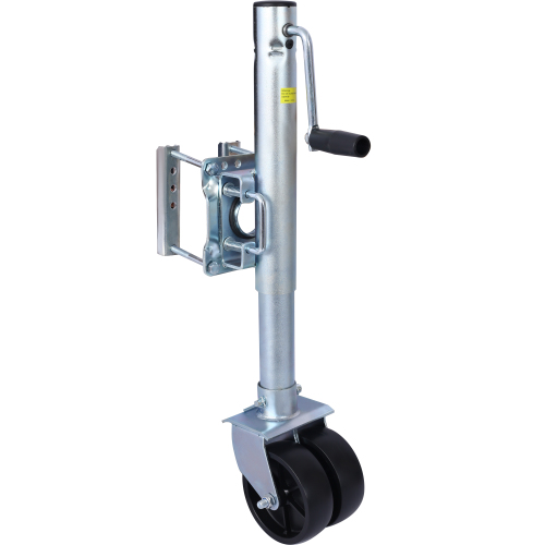Trailer Jack, Boat Trailer Jack 34.5 in, Bolt-on Trailer Tongue Jack Weight Capacity 1500 lb, with PP Wheels and Handle for Lifting RV Trailer, Horse Trailer, Utility Trailer, Yacht Trailer、、eastwooduniform