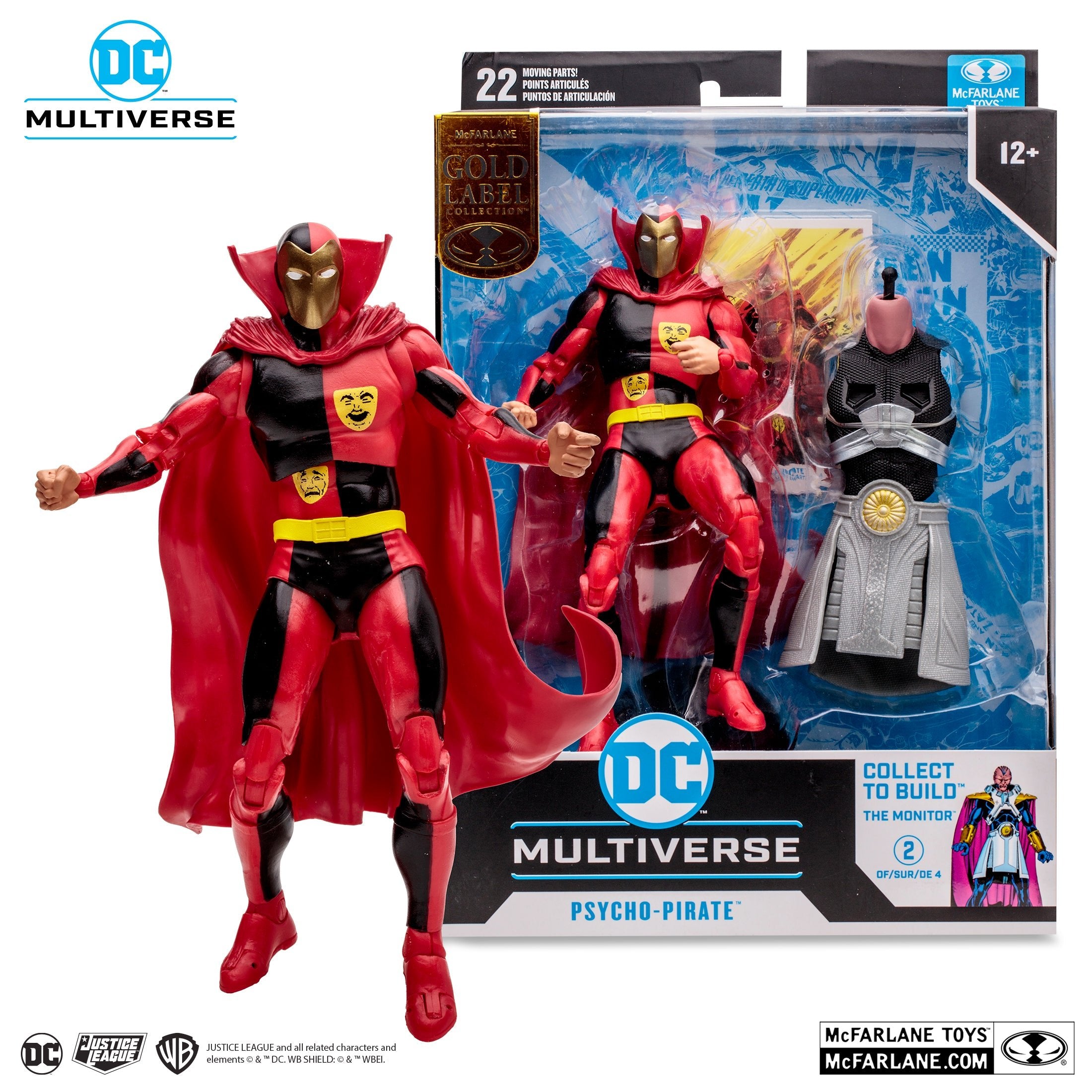 DC Multiverse Exclusive Gold Label Psycho-Pirate (Crisis on Infinite Earths)、mySite、hgirdovlk