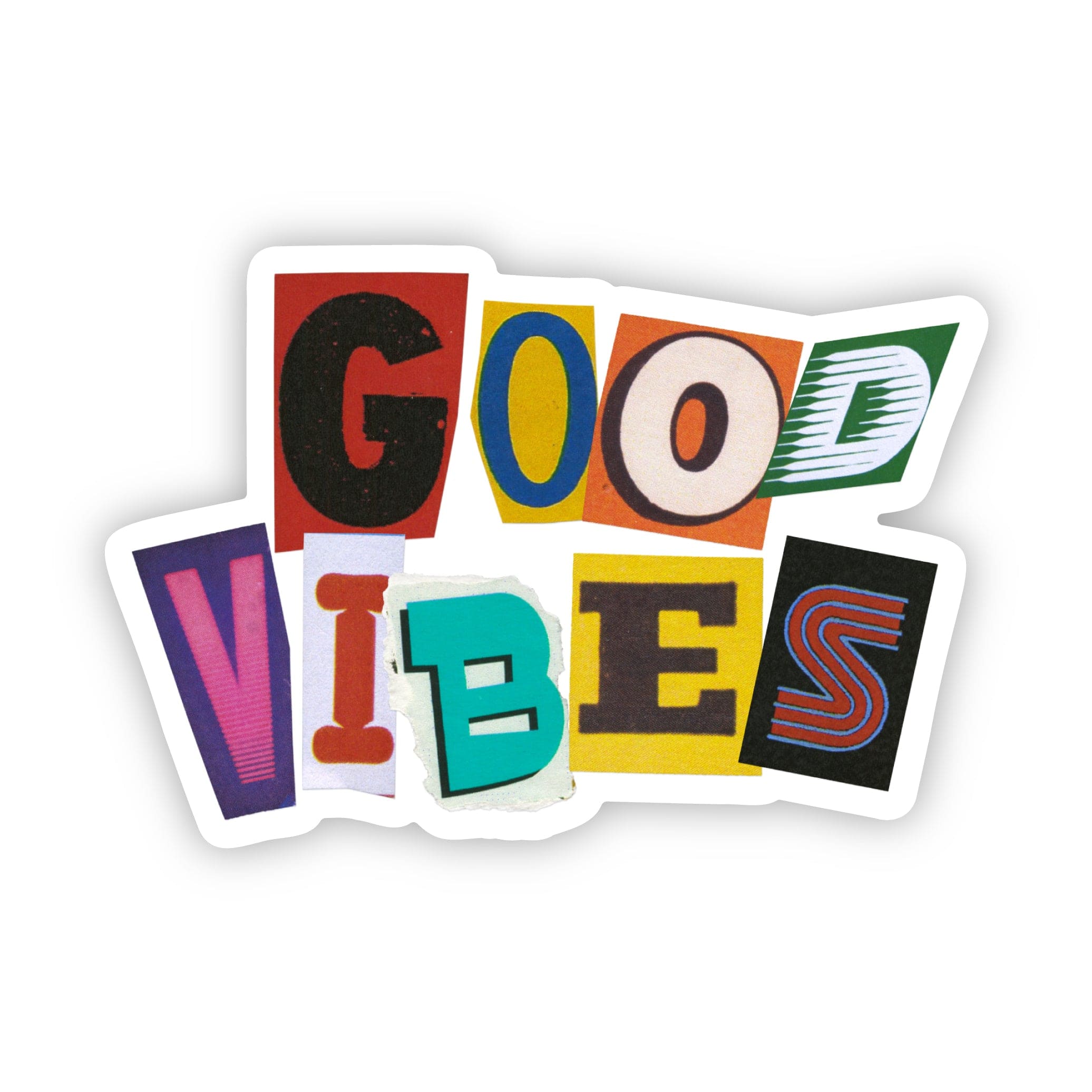  Good vibes scrapbook style sticker、mySite、ghnorth