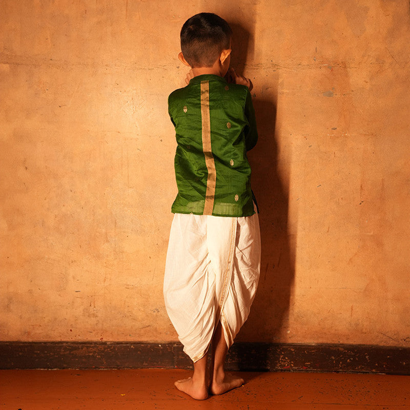 Cotton Ethnic Kurta For Boys | Tulsi Green、mySite、camillekostekn
