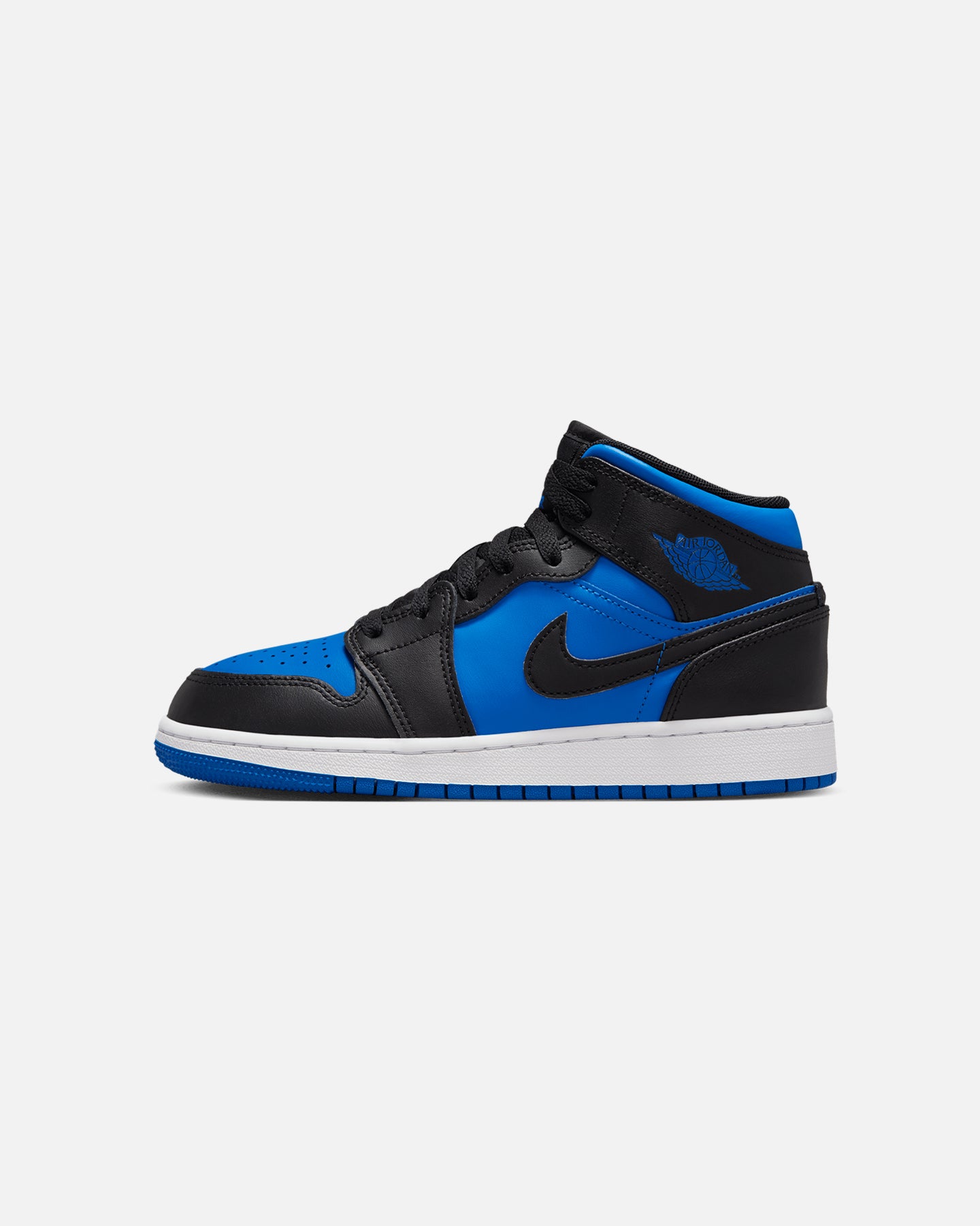 Jordan Kids' Air Jordan 1 Mid (GS) Black/Royal、mySite、zt4zffjzw