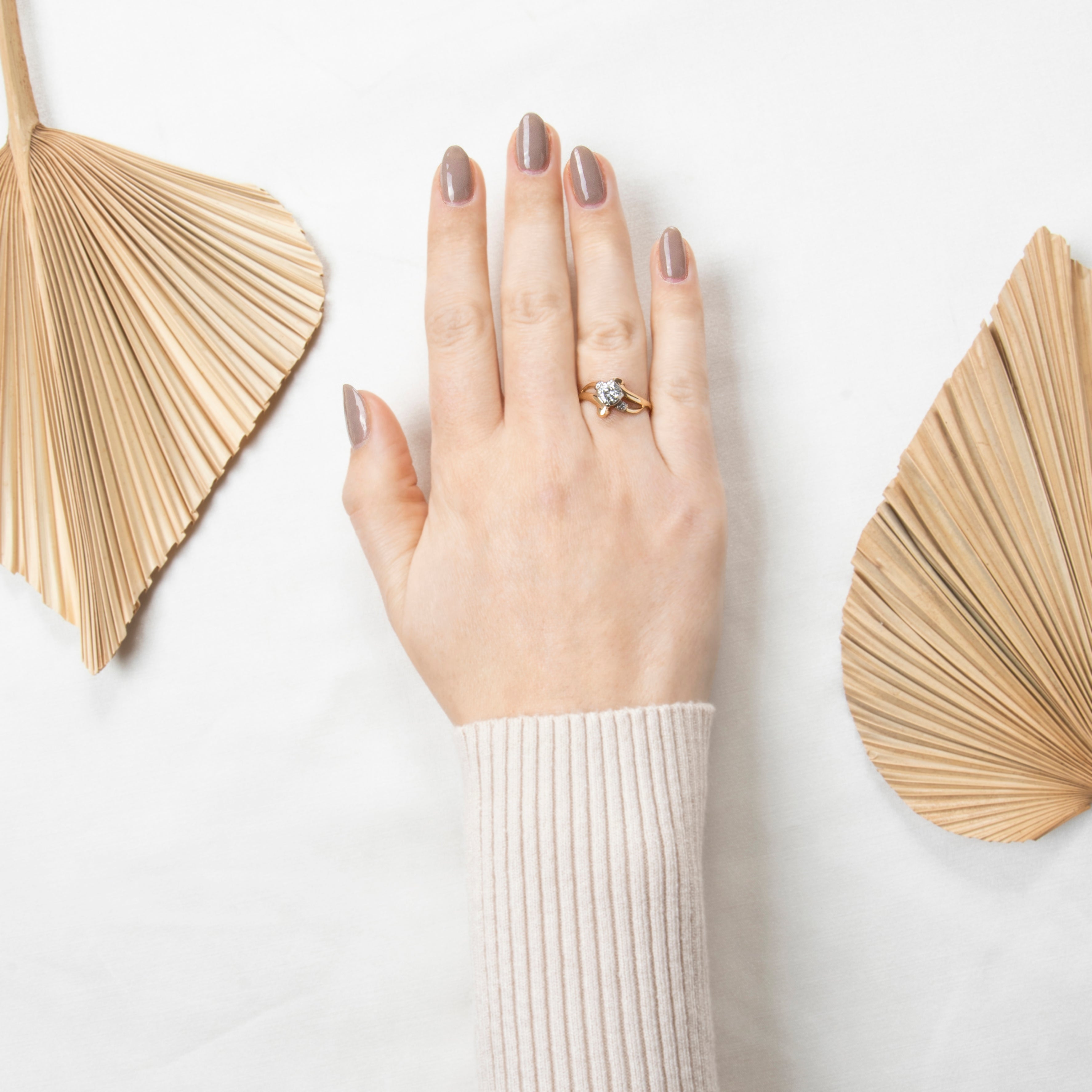 Vintage Jabel 14k Yellow Gold .546cttw Old Mine Cut Diamond Statement Ring 7.75、mySite、hinf8tx79