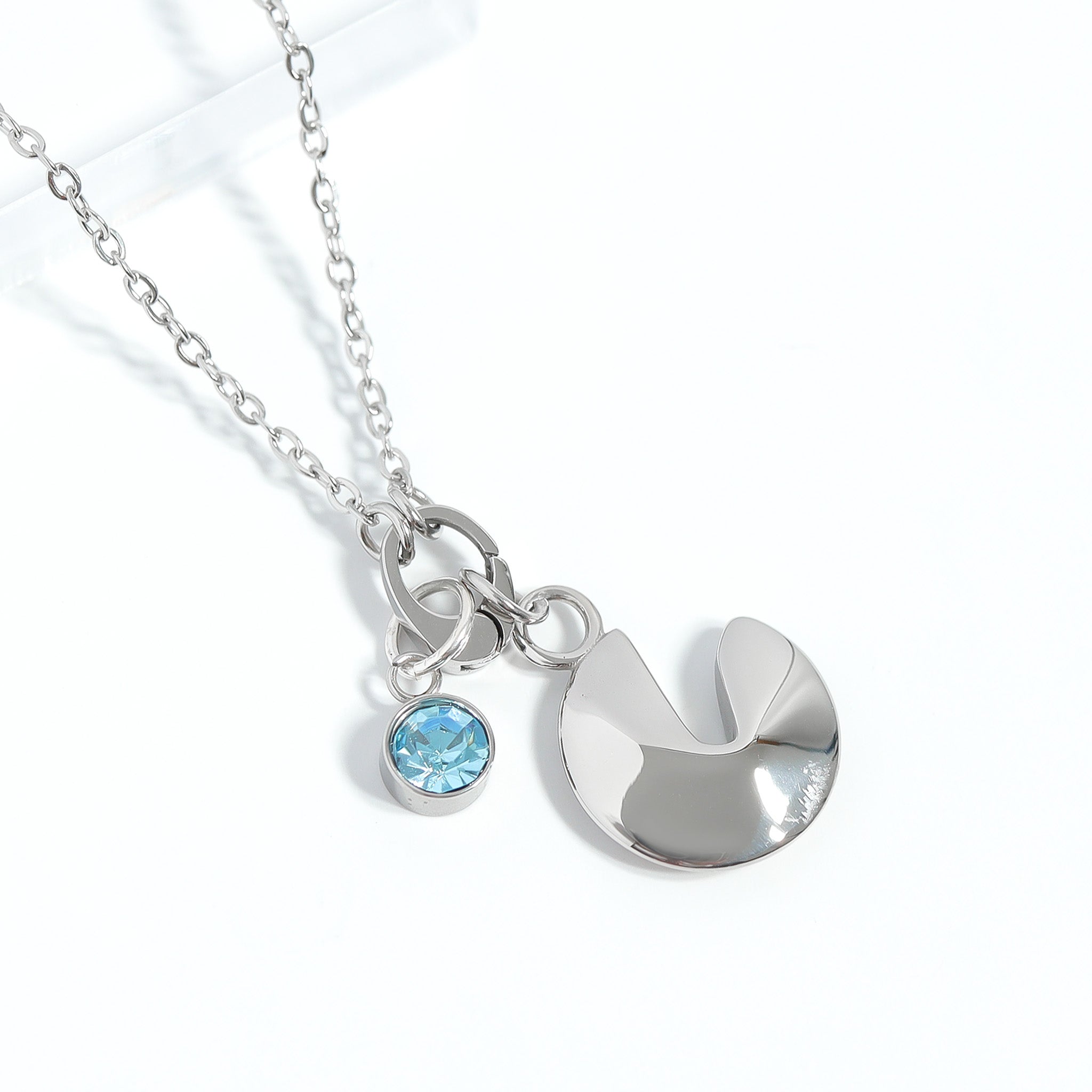 18K Gold PVD Stainless Steel Fortune Cookie Charm / PDL0194、mySite、dreamappss