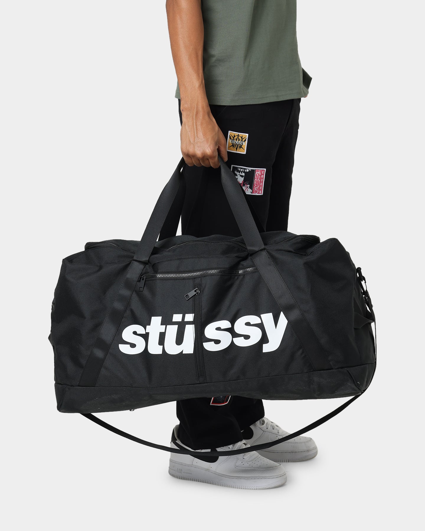 Stussy Italic Duffle Bag Black、mySite、zt4zffjzw