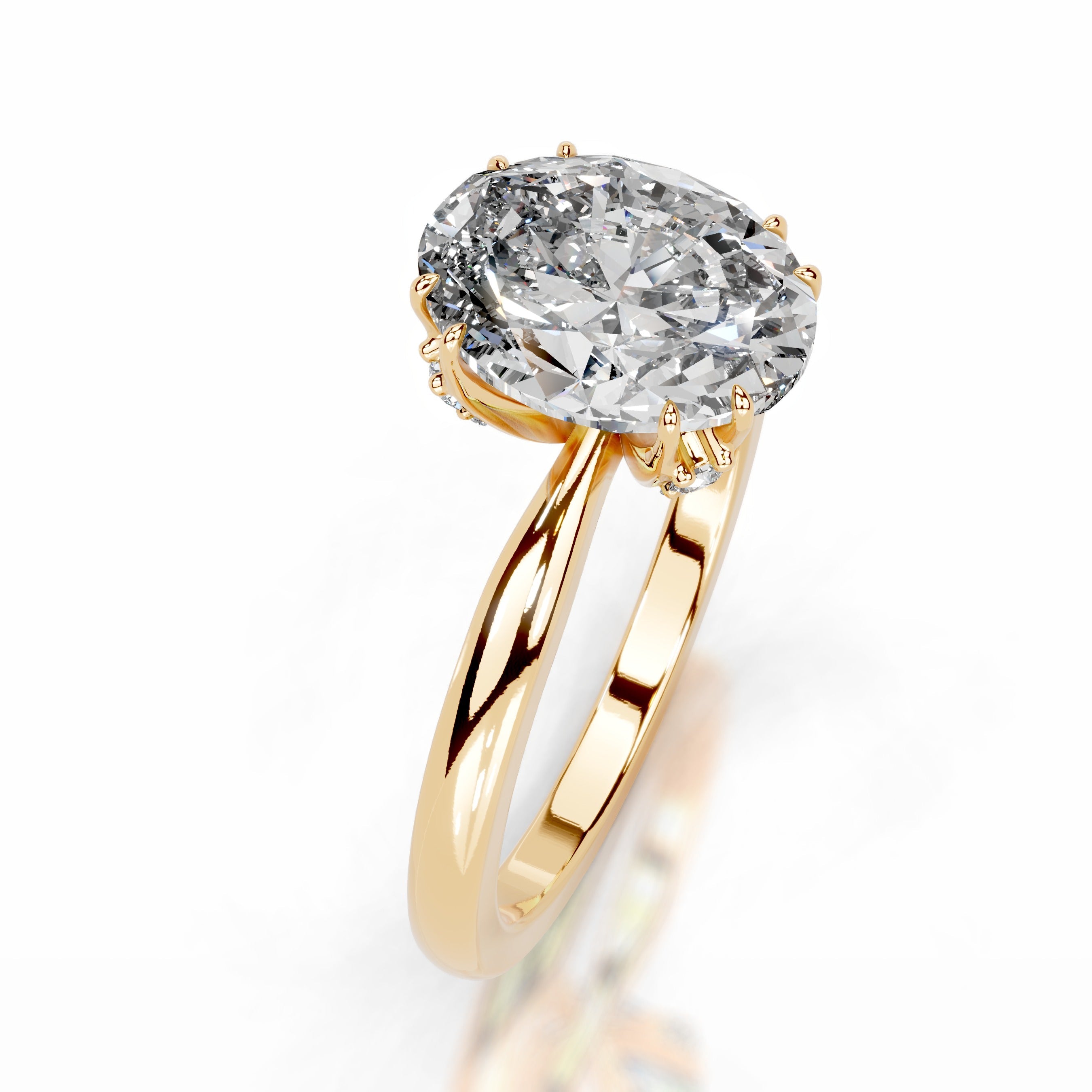 Ballina Lab Grown Diamond Ring - 18K Yellow Gold (RTS)、mySite、hinf8tx79