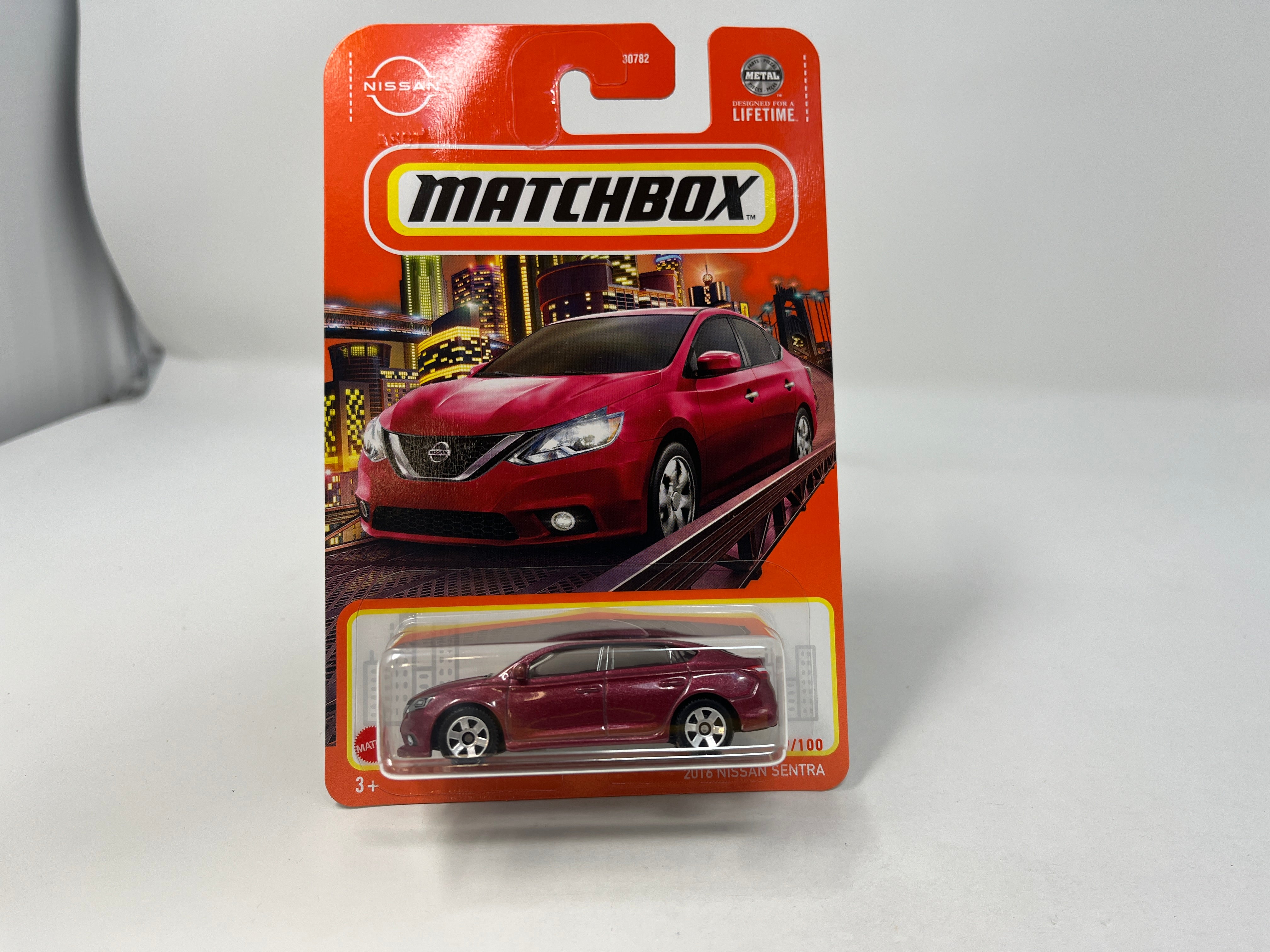 2016 Nissan Sentra #9 * Burgundy * 2024 Matchbox Basic Case G New Release、mySite、hgirdovlk