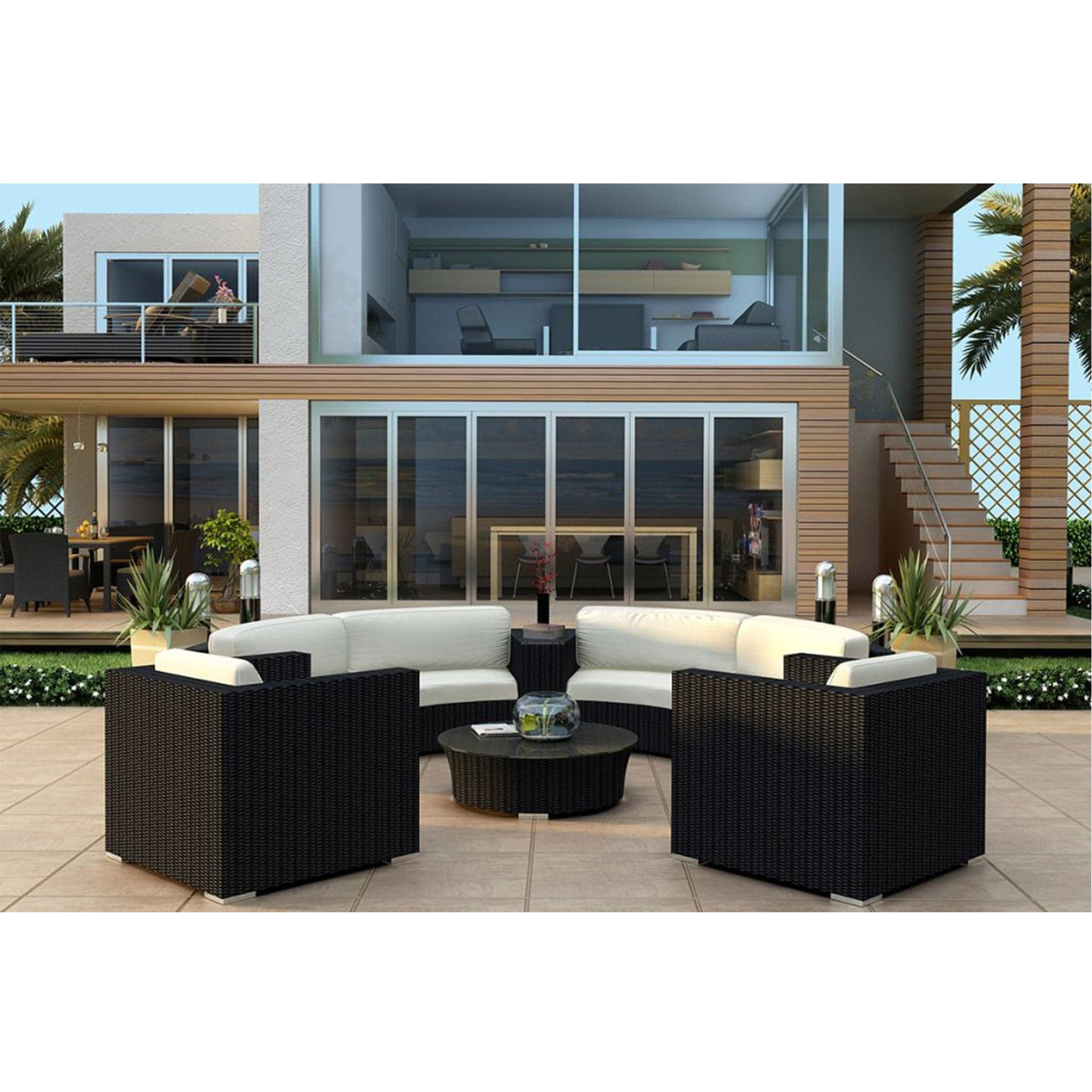 Urbana 6 Piece Curve Sectional Set、mySite、neckold