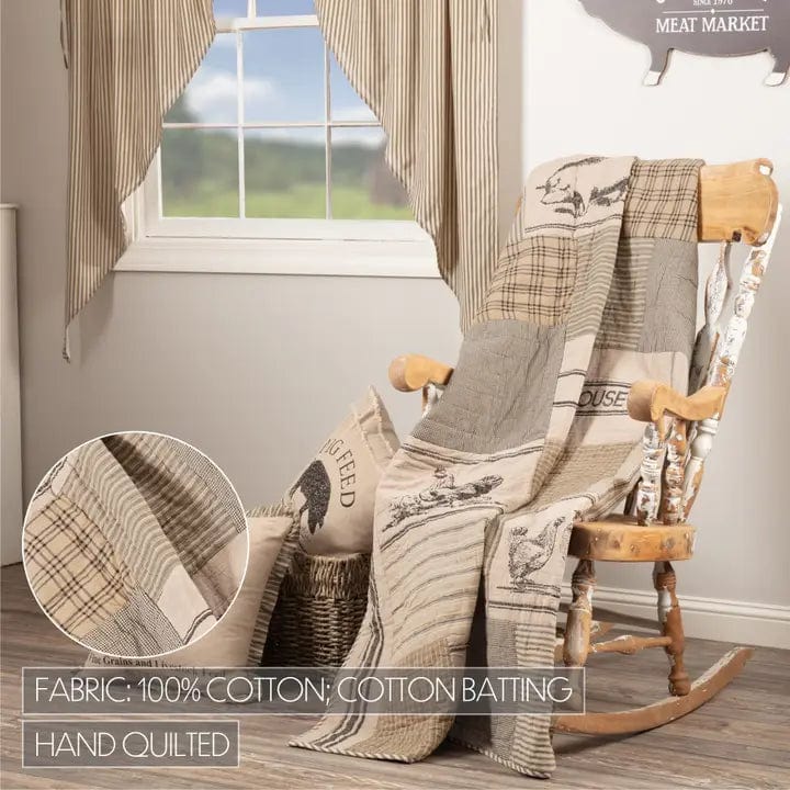 Farmhouse Collection Quilted Throw 50x60、mySite、g9winljtr