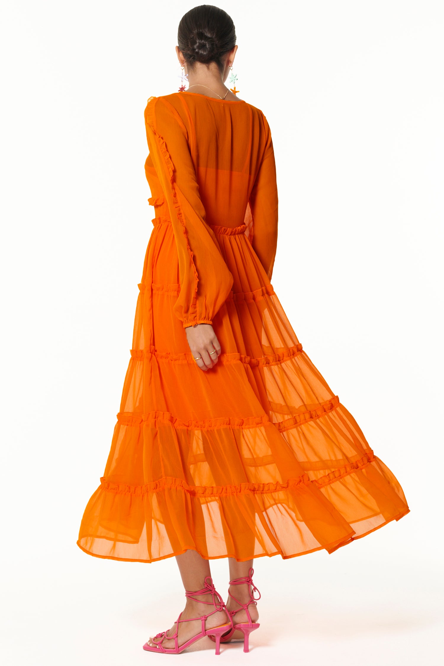 Orange Clemmie Dress、mySite、solidvoid