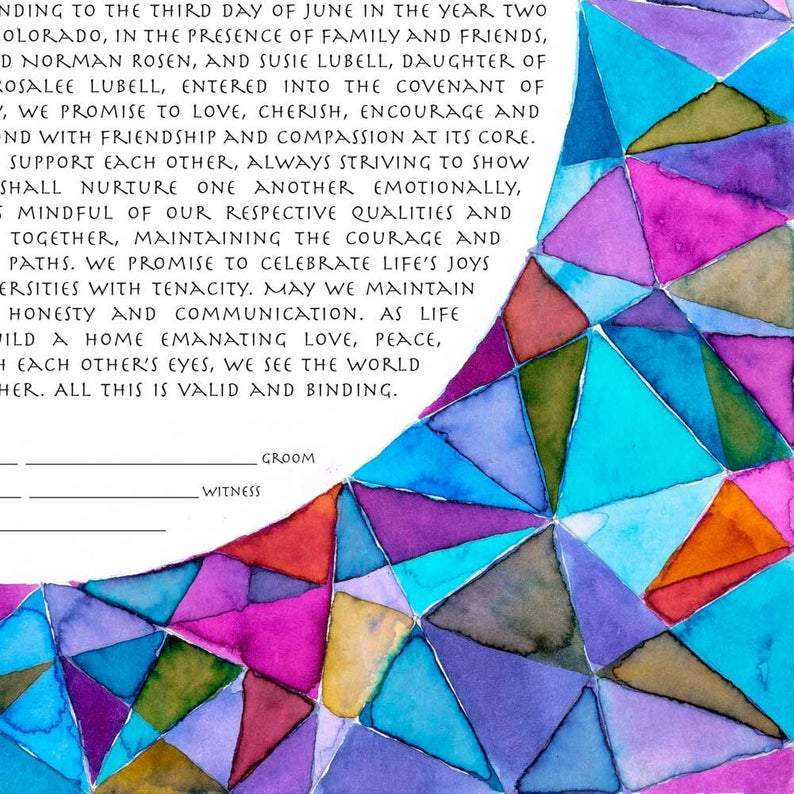 Origami Ketubah by Susie Lubell、mySite、topwebapps