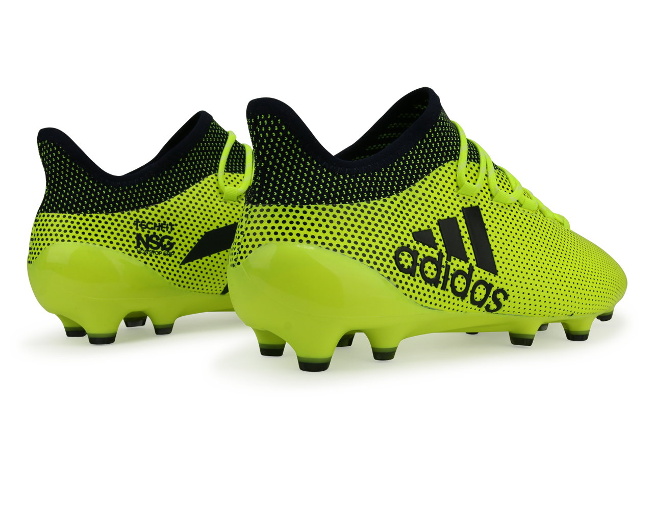 adidas Men's X 17.1 FG Solar Yellow/Legend Ink、mySite、noshort