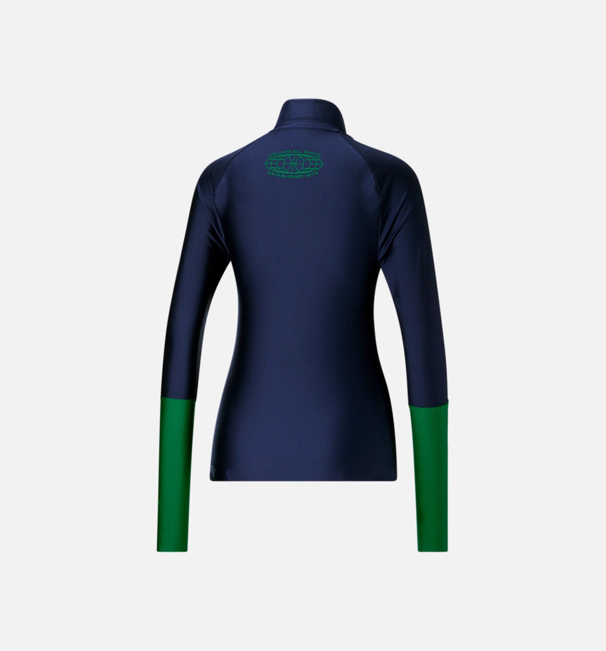 June Ambrose Shot Caller 1/4 Zip Womens Jacket - Blue/Green、mySite、dreamappss