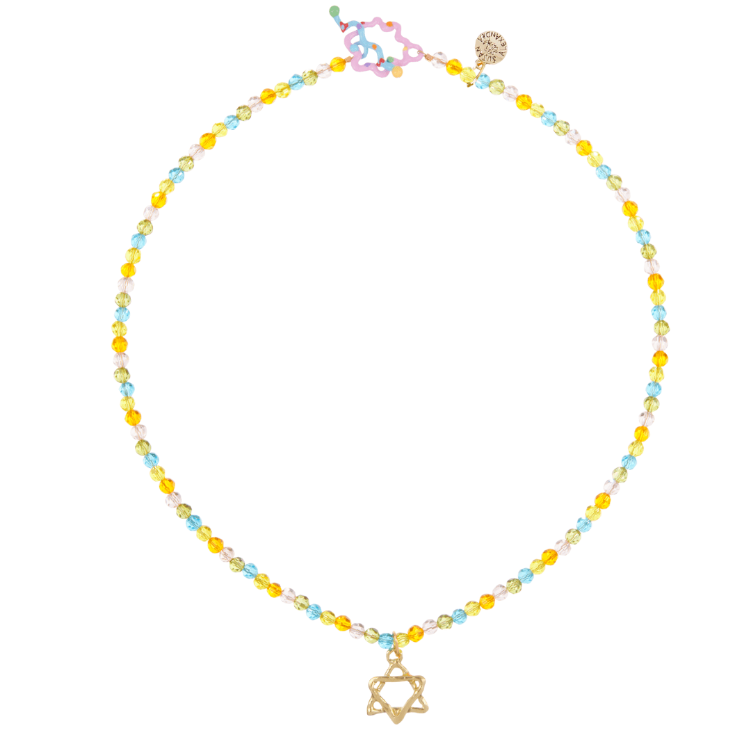 Star of David Prayer Necklace by Susan Alexandra - Crystalline、mySite、topwebapps