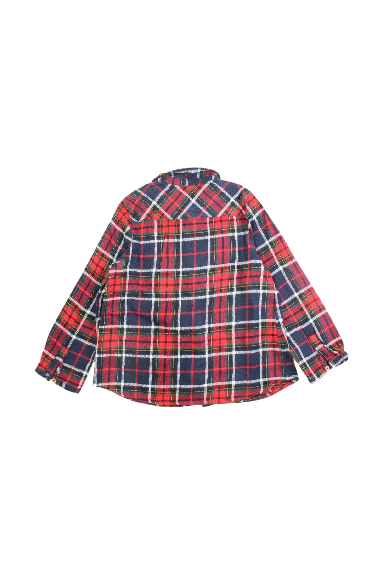 Nanos Plaid Button-Up Shirt 2-3T、mySite、g9winljtr