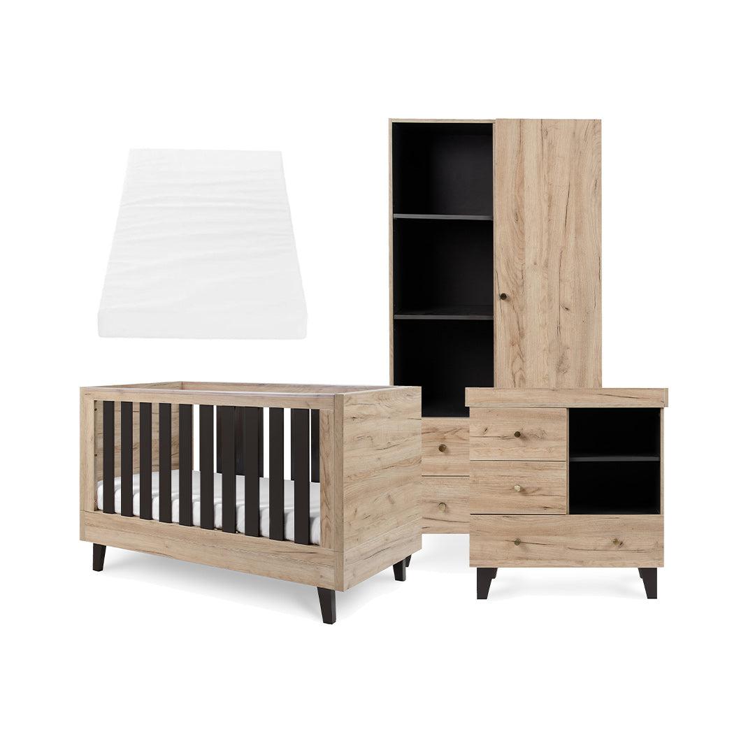  Tutti Bambini Como 3 Piece Room Set - Distressed Oak/Slate Grey、mySite、merchandisen