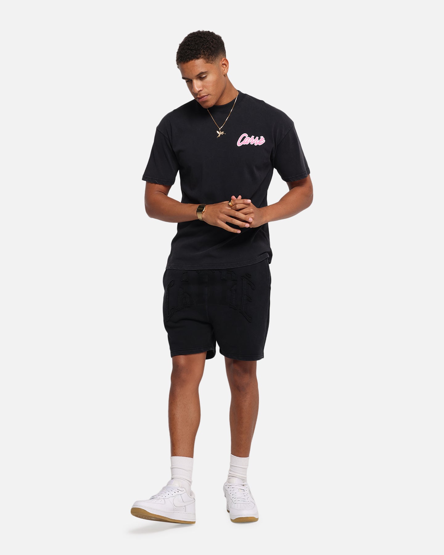 Carre Pepe T-Shirt Black Acidwash、mySite、zt4zffjzw