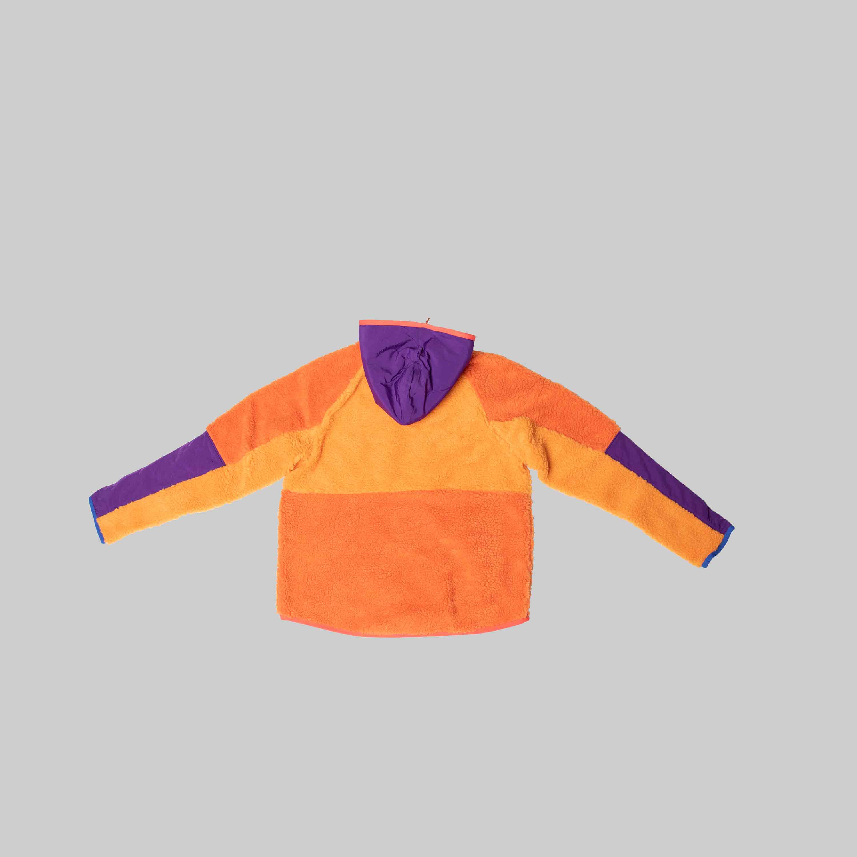 Nsw 1/2-Zip Sherpa Mens Hoodie - Orange/Purple、mySite、dreamappss