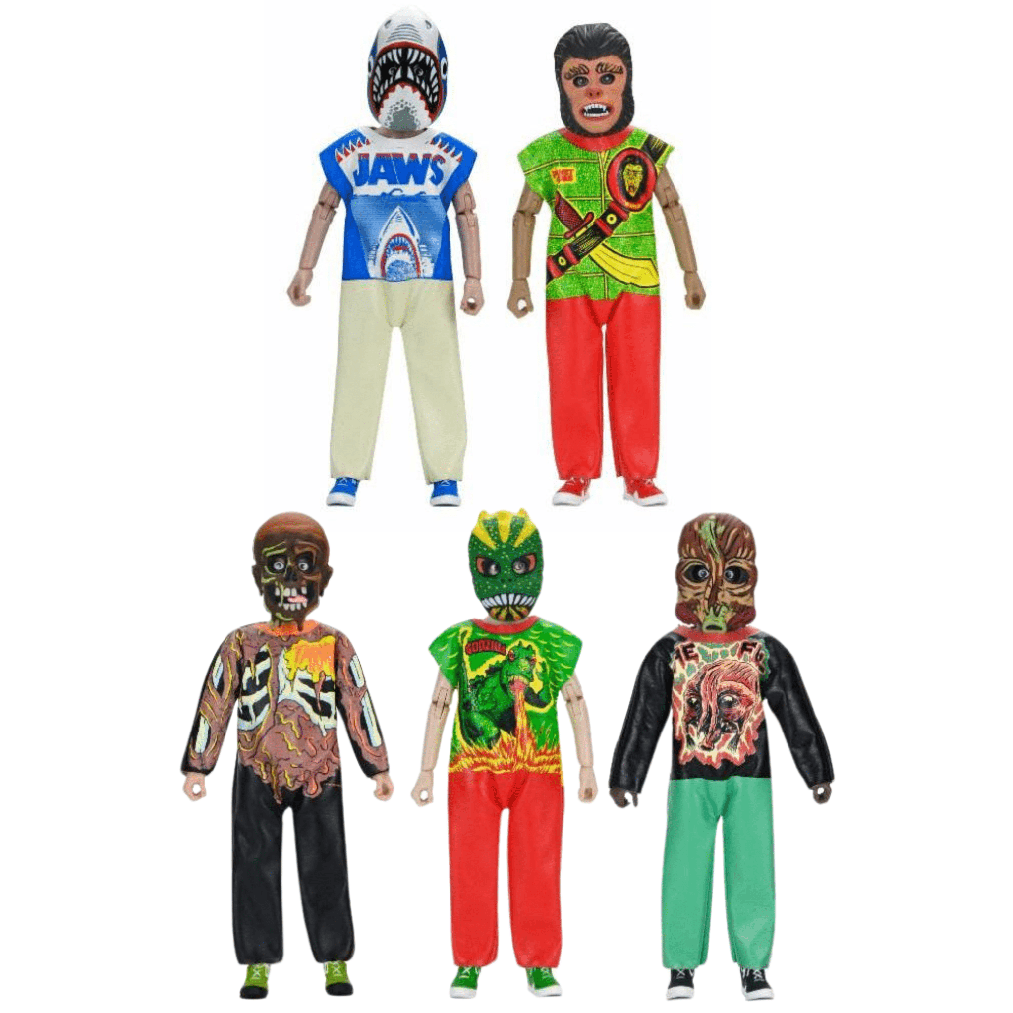 NECA Ben Cooper Costumes Series 7 Set of 5 (6 Clothed Figures)、mySite、hgirdovlk