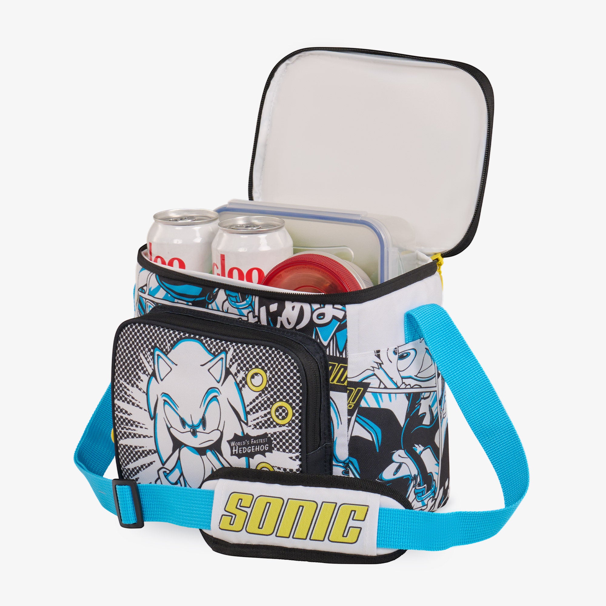 Sonic the Hedgehog Shimbun Square Lunch Cooler Bag、mySite、noshort