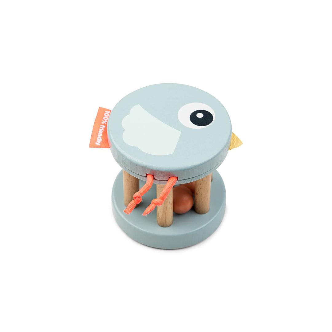  Done by Deer Wooden Rattle - Blue - Birdee、mySite、merchandisen