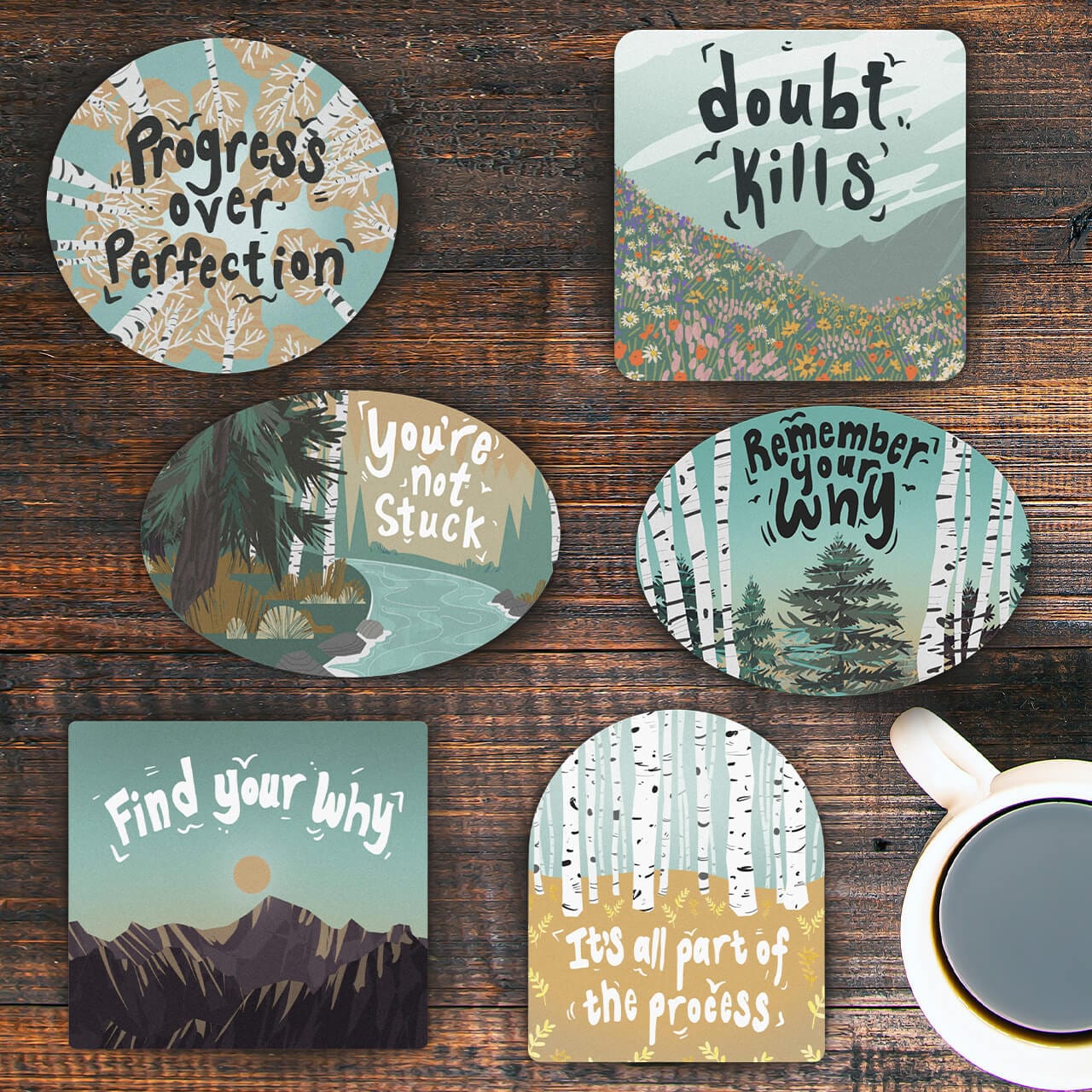  Remember Your Why Sticker - 6 Pack、mySite、elrpsem3k