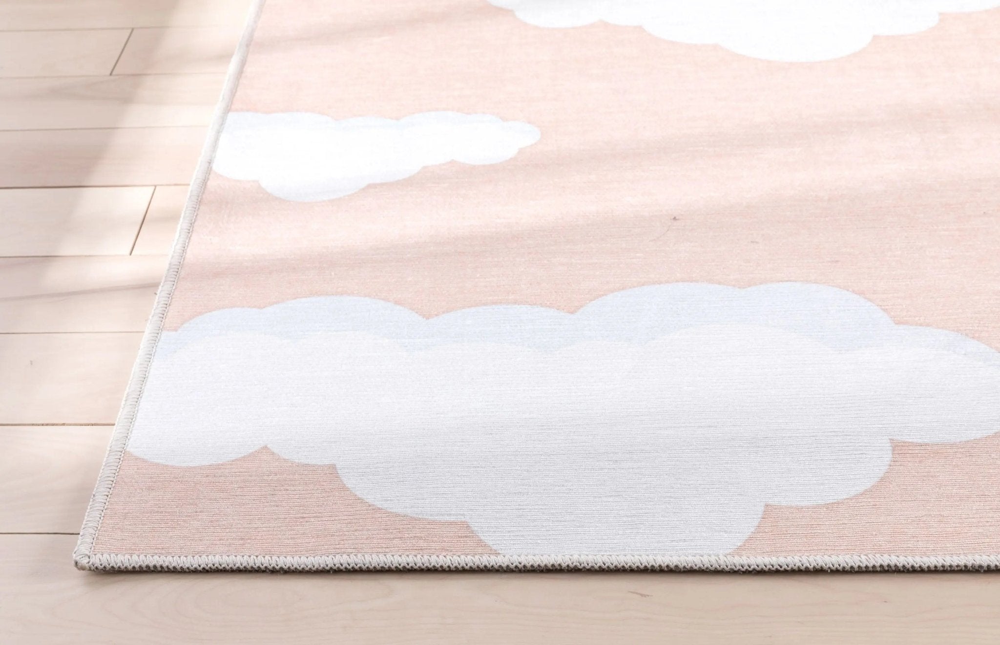 Cloud 9 Modern Coral Kids Flat-Weave Rug、mySite、gigharbornorthrealestate