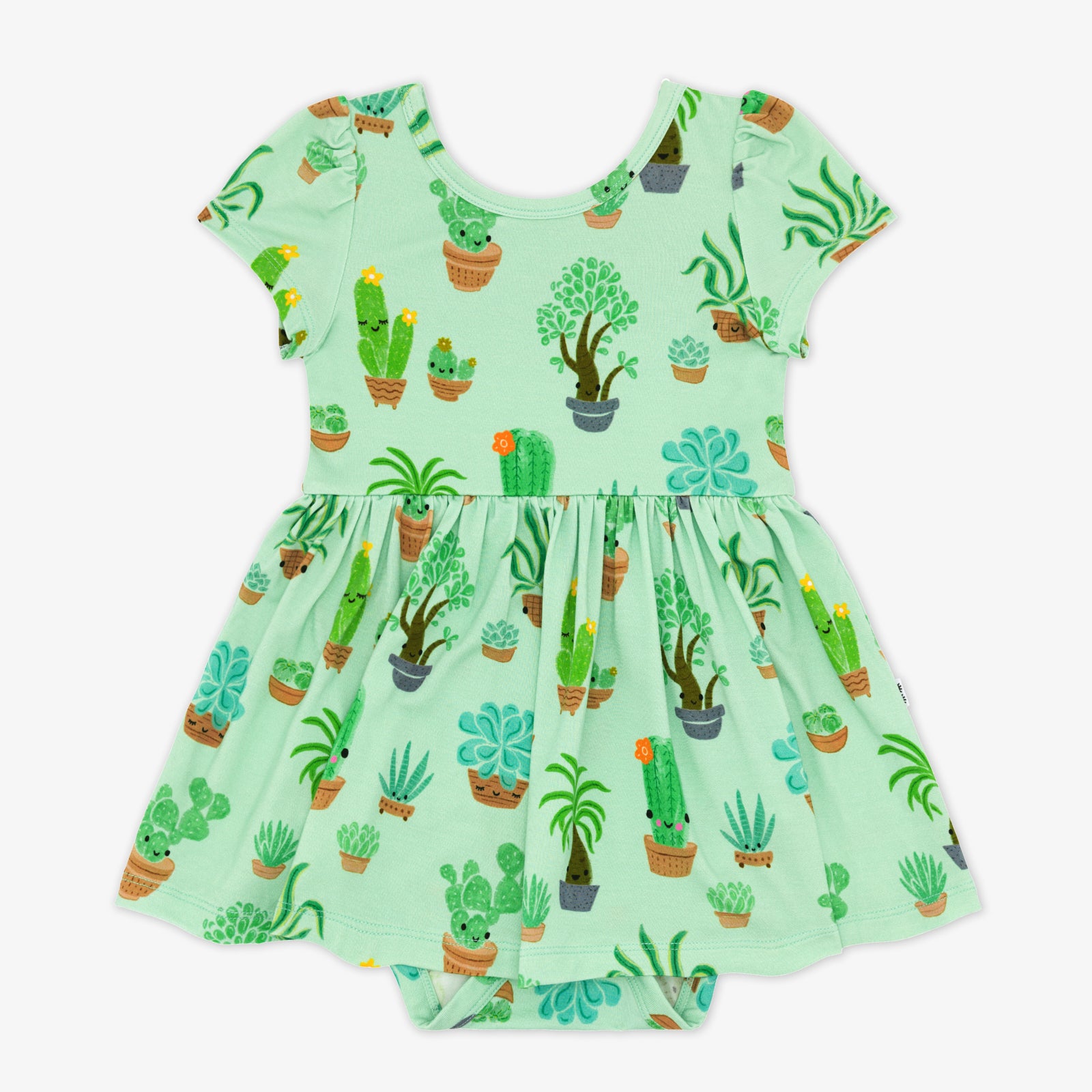 Succulent Love Skater Dress with Bodysuit、mySite、g9winljtr