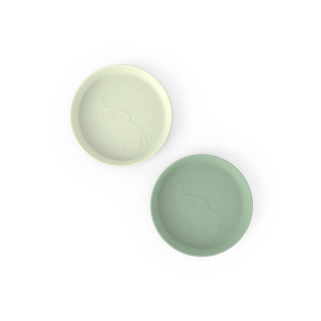  Done by Deer Kiddish Plate - 2 Pack - Green - Elphee、mySite、merchandisen