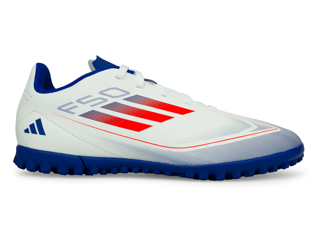 adidas Kids F50 Club TF White/Lucid Blue、mySite、bottomscart