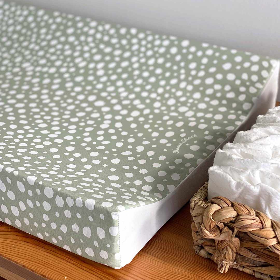 Mama Shack Anti Roll Changing Mat - Sage Spotty、mySite、merchandisen
